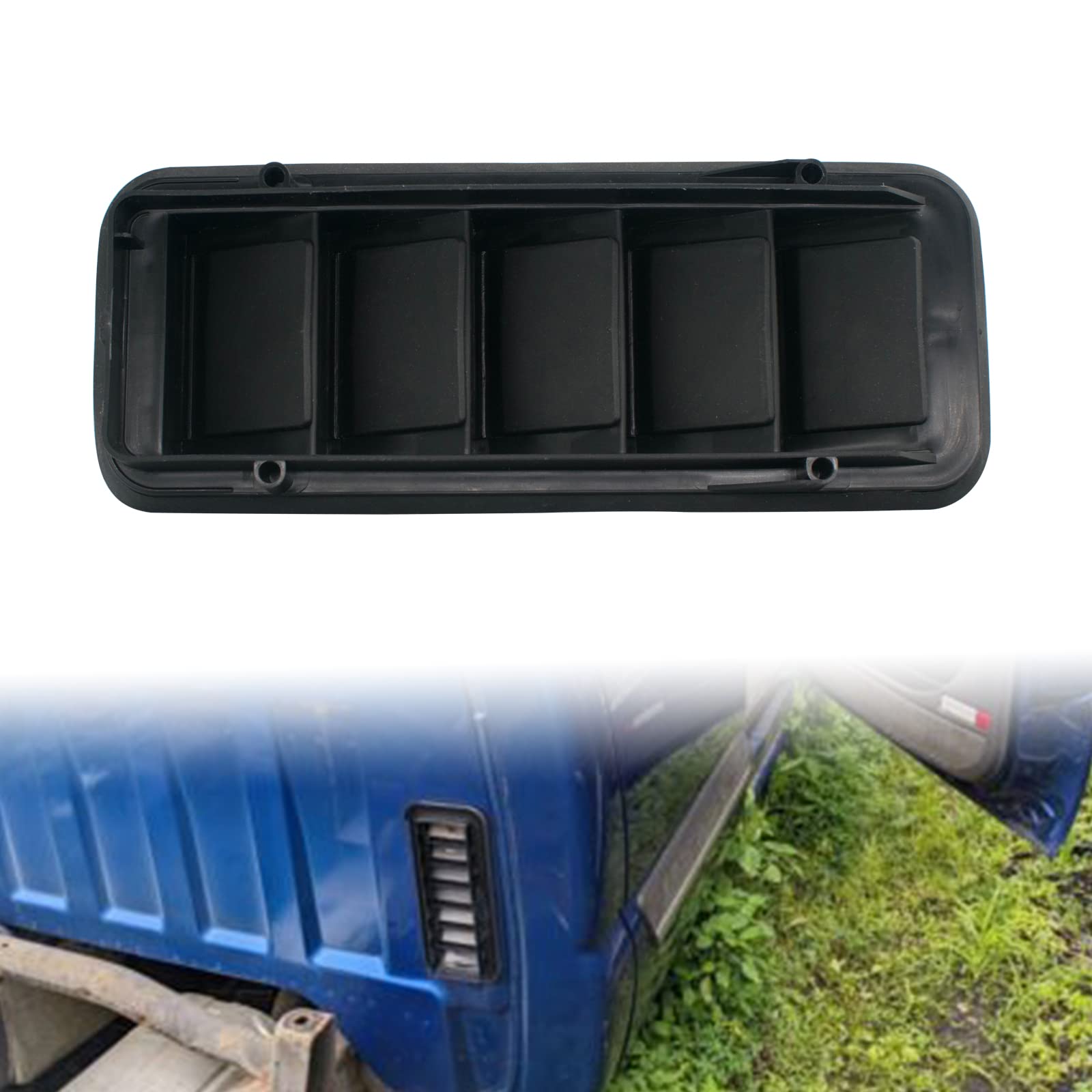 Cabin Pressure Vent Compatible With 1999-2021 Colorado Silverado 1500 Gmc Sierra 2500 Hd Classic Gmc Sierra 3500 Back Panel Air Ve-Nt Relief Grille #13596856 (2 Pack)