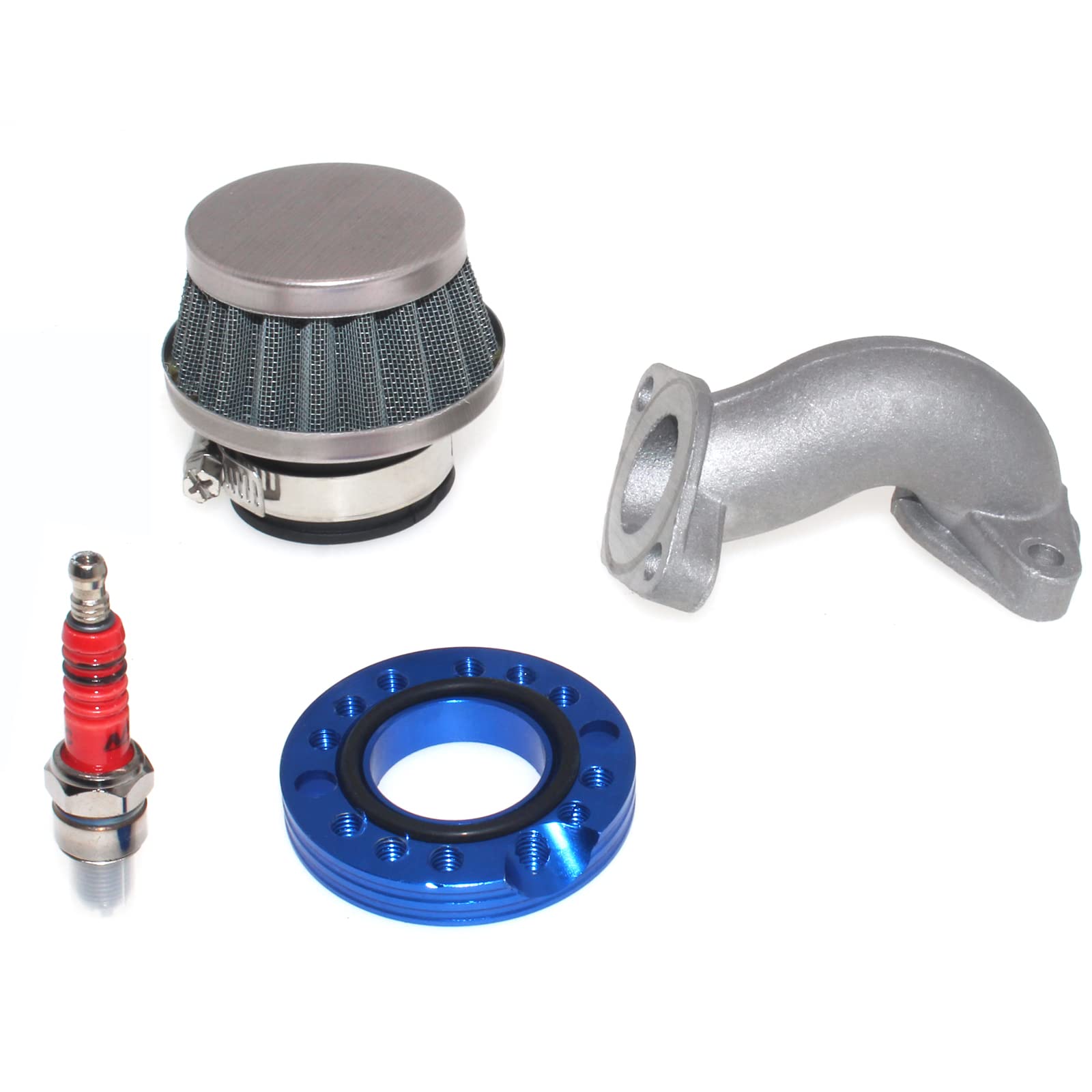 Pz20 Carburetor For Tao Tao 125 110 90 70 50 Atv Dirt Bike Baja Kazuma Go Kart 4-Stroke Engine With Inlet Pipe Manifold Kit