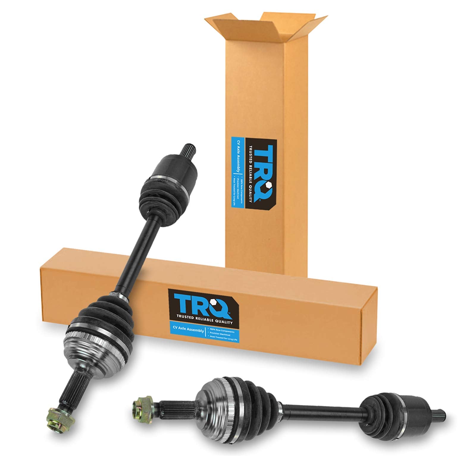 Trq Front Cv Axle Shaft Assembly Set Compatible With 1990-1993 Honda Accord