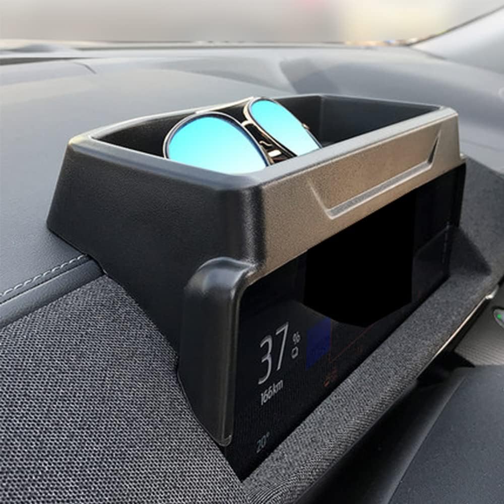 Bestevmod Compatible With Mach E Center Console Dash Storage Box Tray Organizer Sunglasses Compatible With Mustang Mach-E Interior 2021 2022 2023 2024