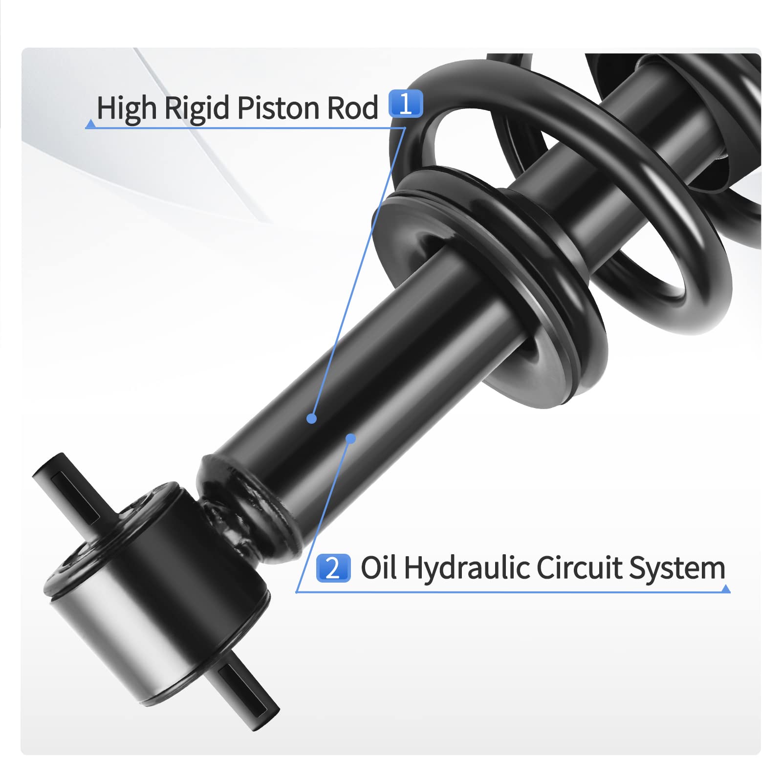 Yitamotor Front Pair Complete Struts Compatible With 2007-2020 Chevrolet Tahoe, Suburban, Avalanche, Gmc Yukon