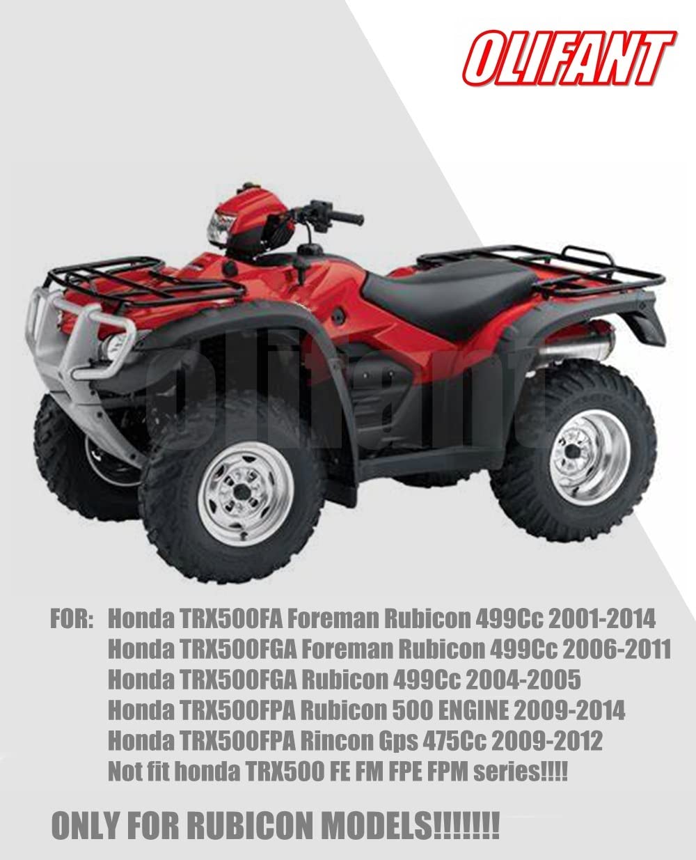 Starter For Honda Foreman Rubicon 500 Trx500Fa 2001-2014 Trx500Fga Trx500Fpa Rincon Gps 31200-Hn2-A01 31200-Hn2-003 Olifant