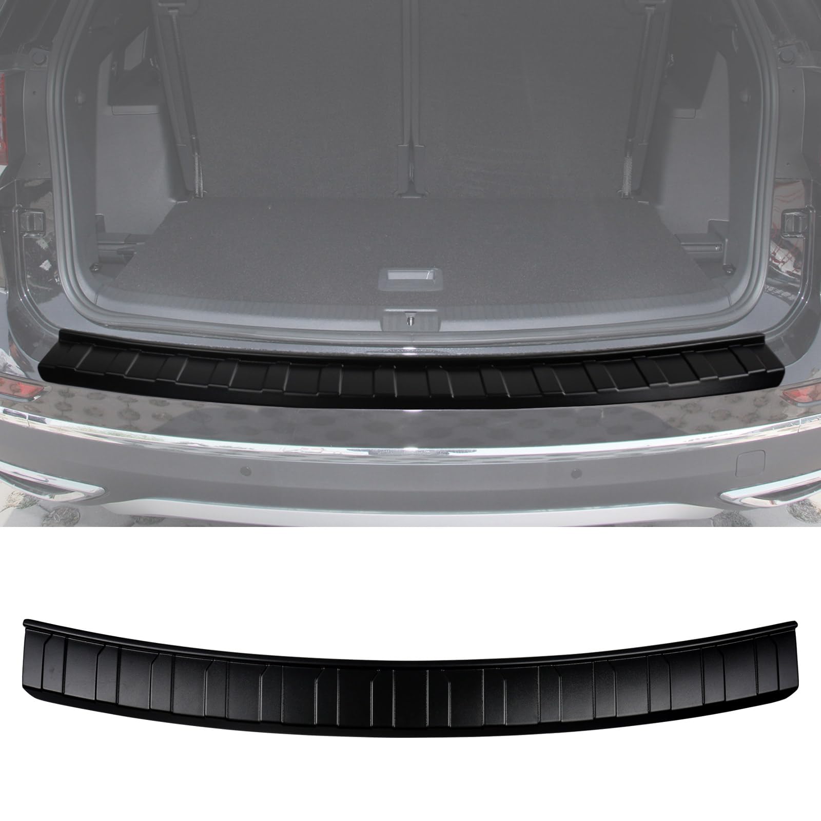 BILOPER Rear Bumper Guards for Volkswagen VW Atlas 2018-2025 Accessories ABS Material Bumper Protector Bumper Guard