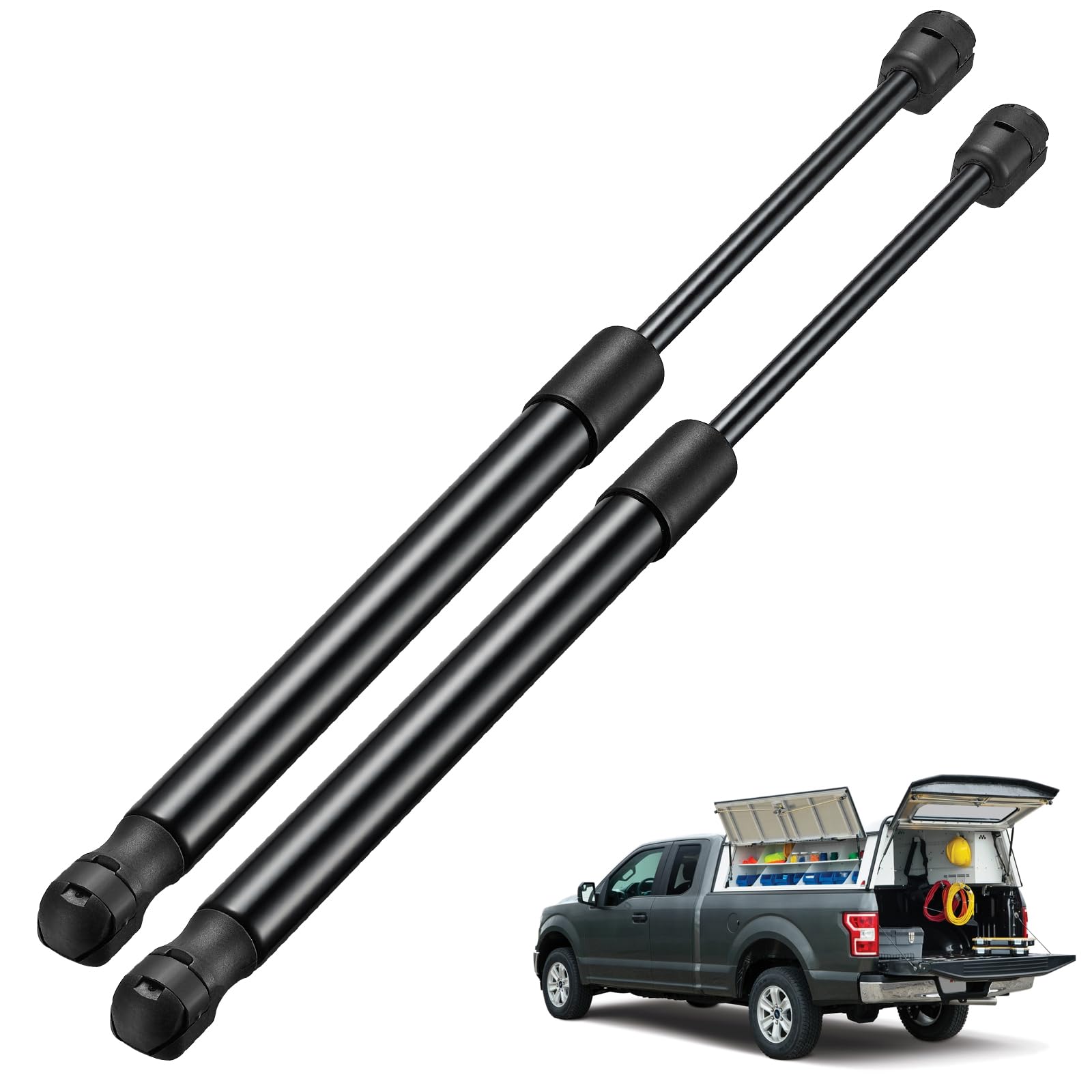 Bdfhyk C16-23994 15Inch 60Lbs (265N) Gas Shocks Struts Lift Support For Leer Camper Shell Window Truck Canopy Cap Cover Cabinets