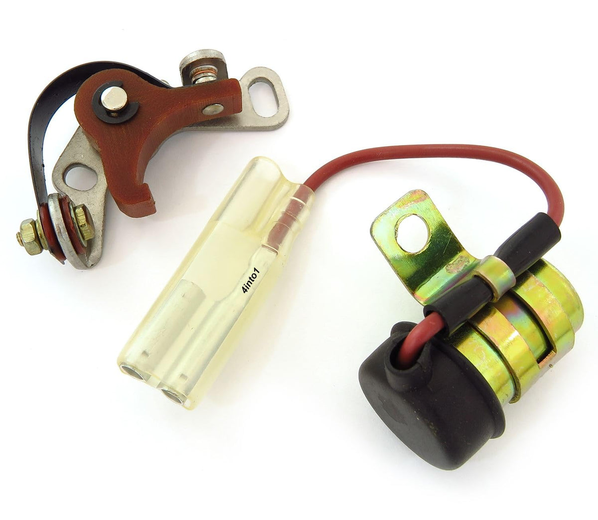 Contact Breaker Tune Up Kit - Points & Condenser Set - Compatible with Honda CT90 CM91 1966-1979