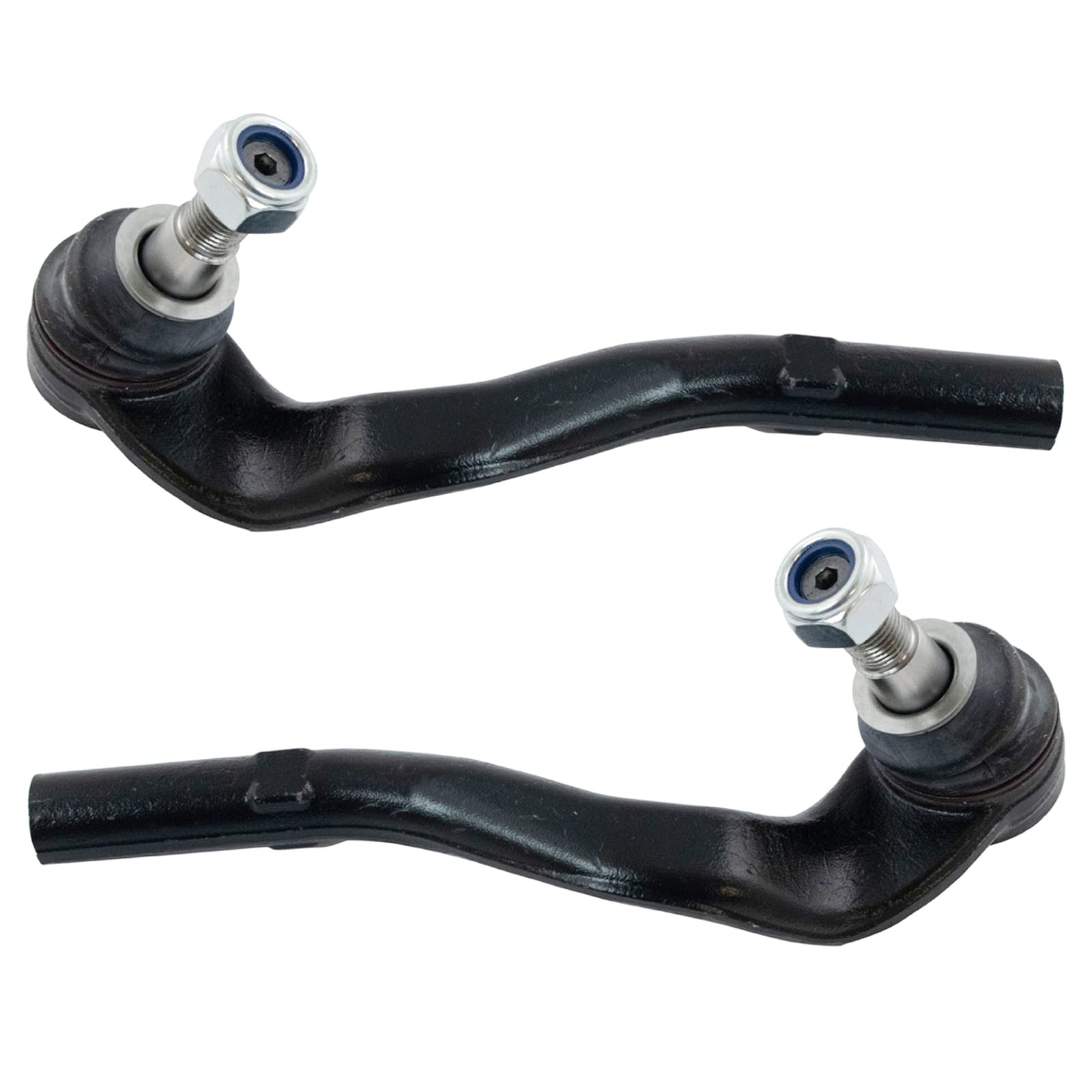 TRQ Front Outer Tie Rod Set Compatible with 2015-2017 Mercedes-Benz CLS400 2012-2017 CLS550 2014-2016 E250 2010-2016 E350 2013-2