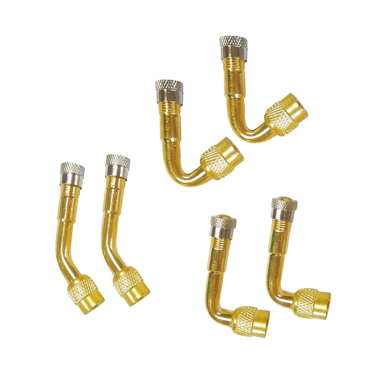 Yienakfun Metal Valve Stem Extenders 45 Degree 90 Degree 135 Degree Universal Valve Stem Extensions For Dual Wheels Passenger Ca
