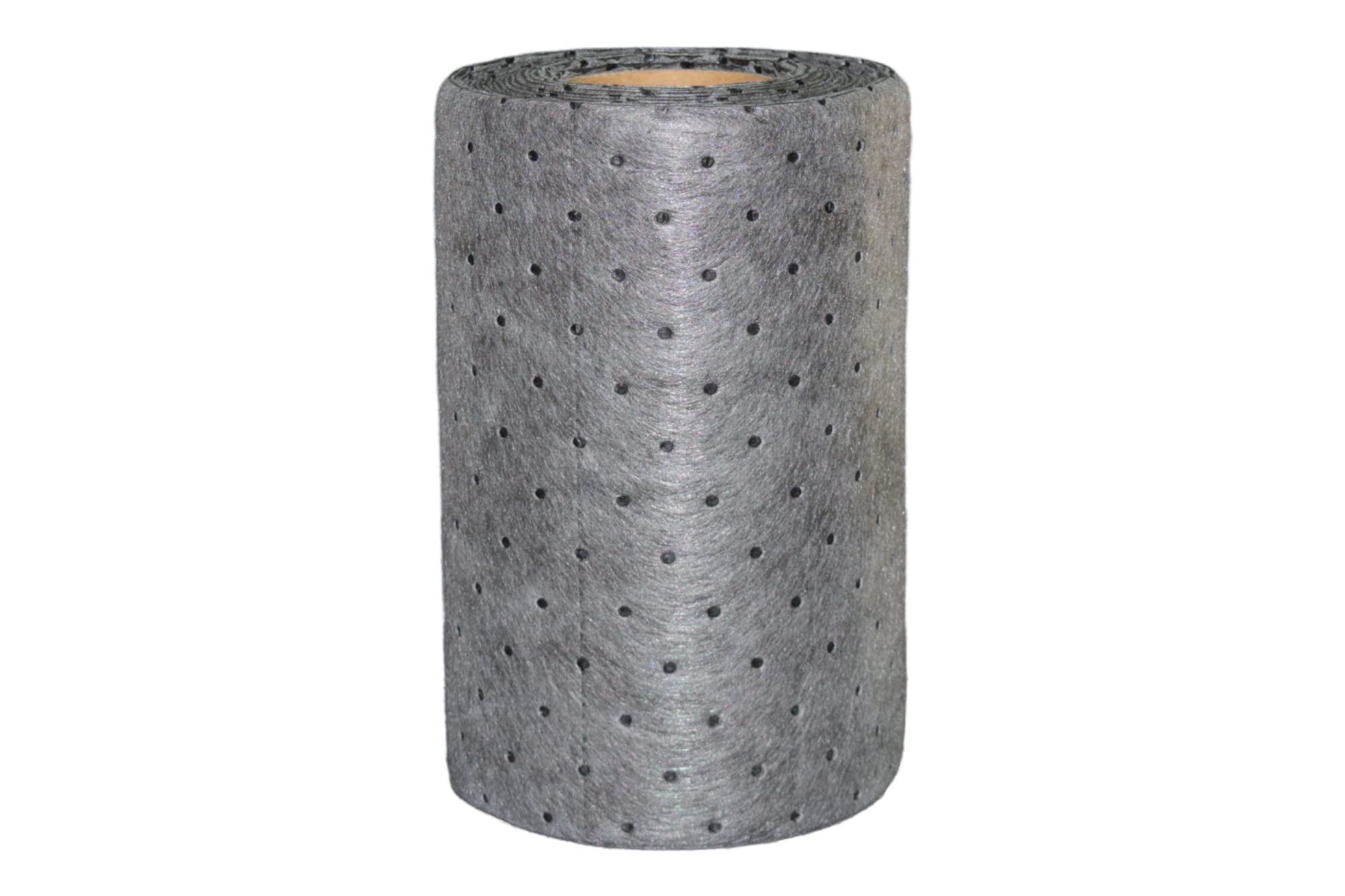 Atlas Connect Oil Absorbing Pads Roll | 10' X 10' | 3Mm Thickness | 30 Medium Duty Oil Absorbent Pads Gray |