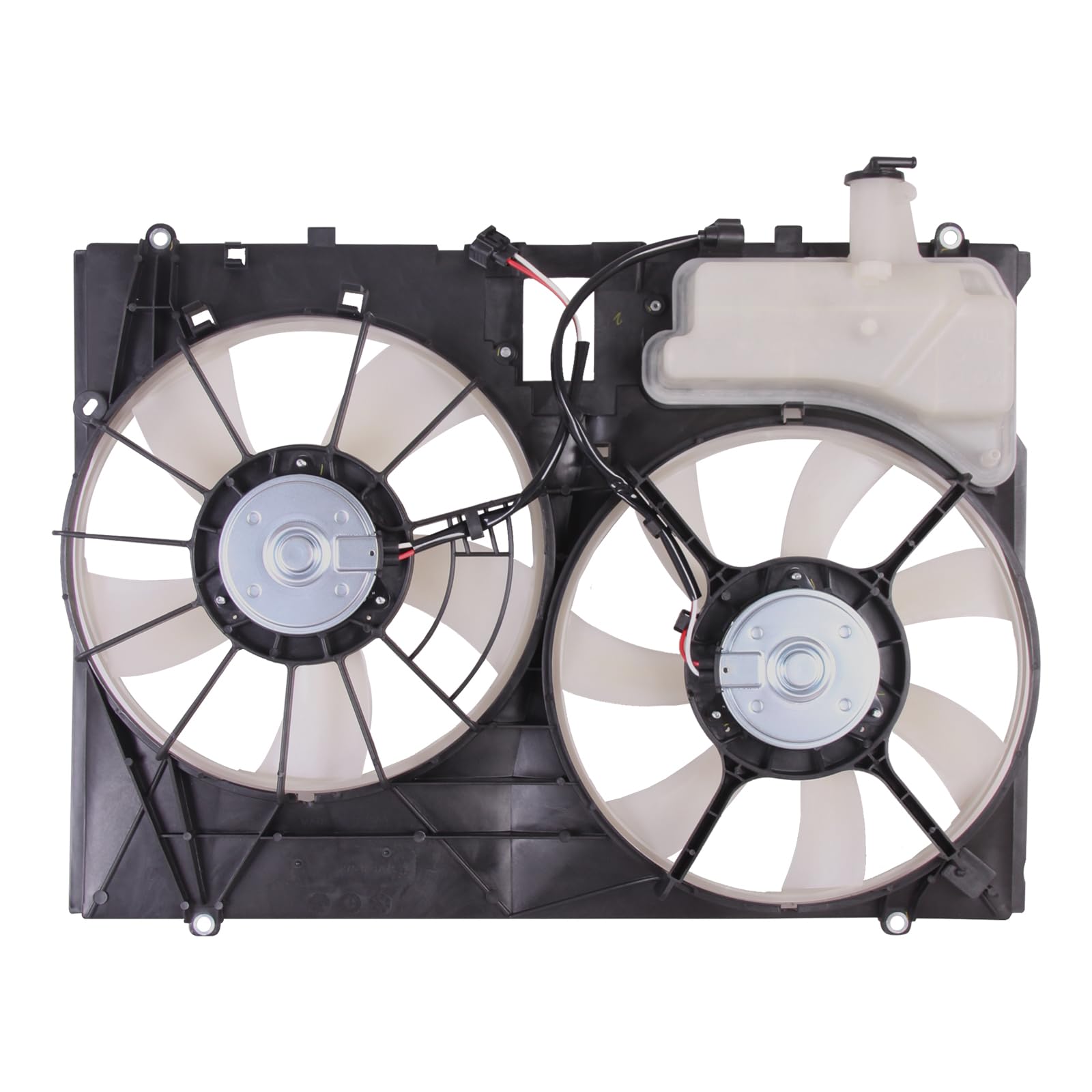 TYG Upgraded Cooling Fan Assembly for 2007-2010 Toyota Sienna 3.5L | Racing-Level OE Replacement Engine Radiator for 16363-0P110