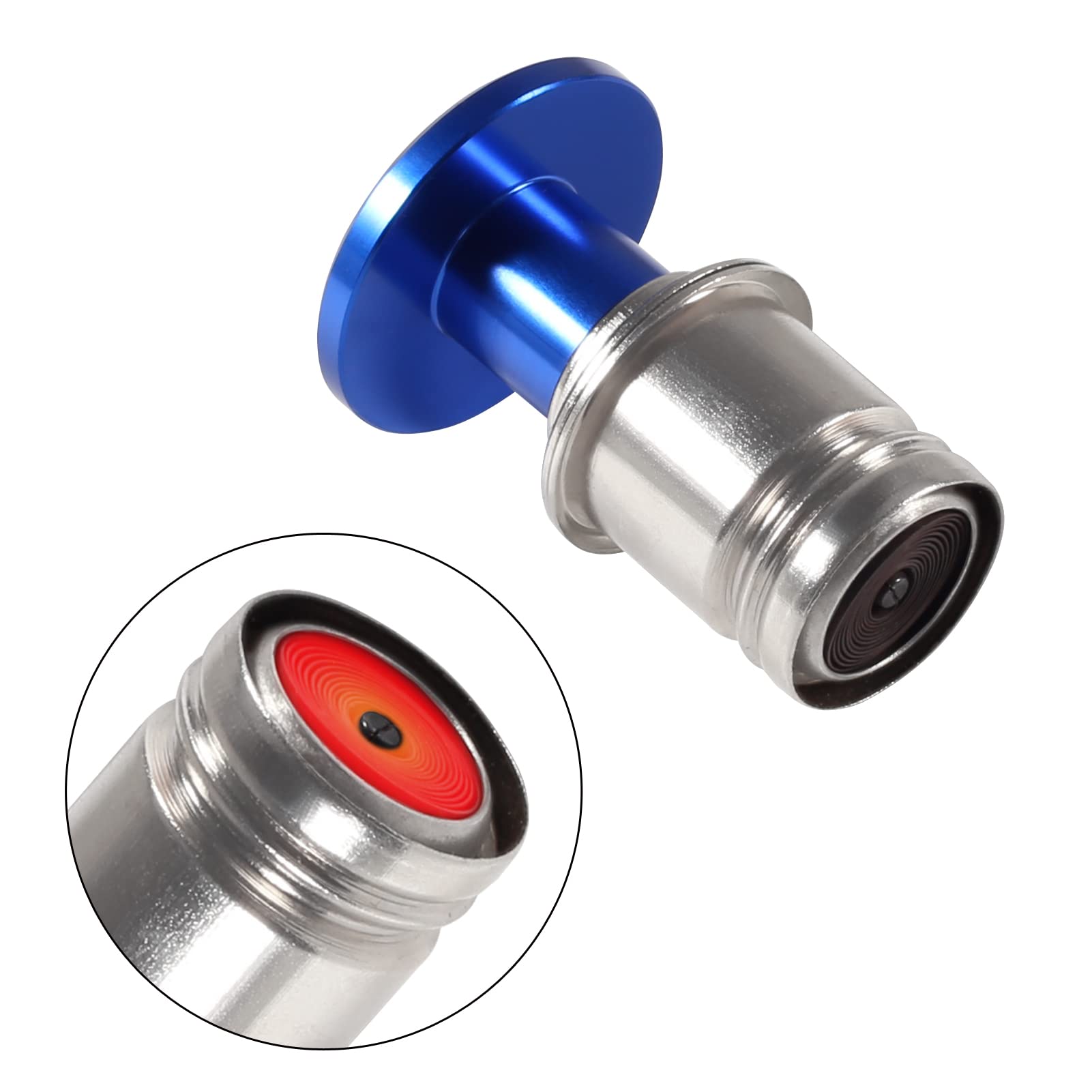 NITROUS Button Car Cigarette Lighter, MELIFE Anodized Aluminum Universal 12-Volt Replacement Accessory Fits for Most Vehicles So