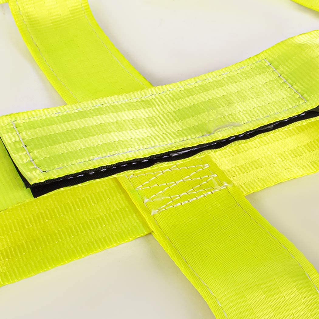 Moto4U Universal Motorcycle Rear Wheel Tie Down Strap (Fluorescent Green)