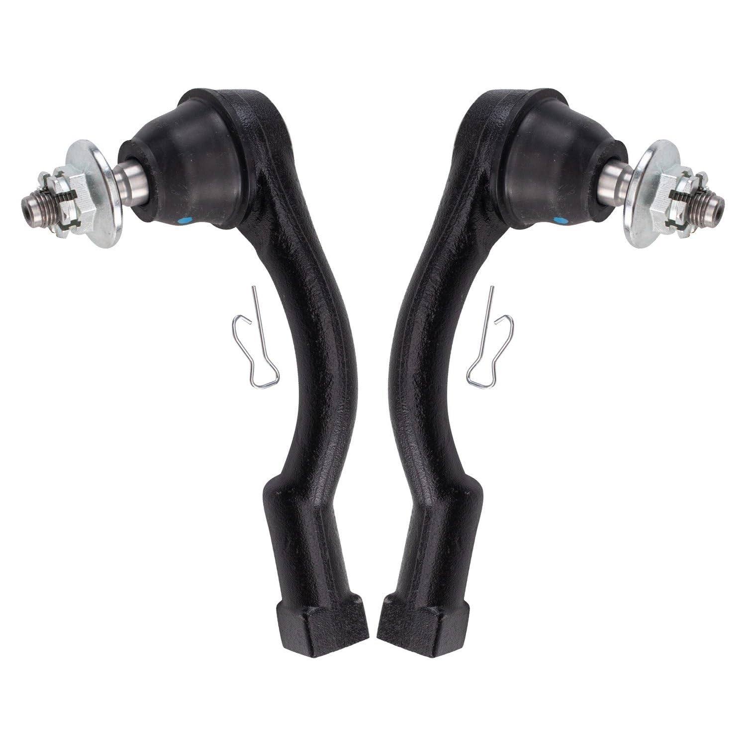 TRQ Front Outer Tie Rod Set Compatible with 2011-2014 Hyundai Equus 2009-2015 Genesis