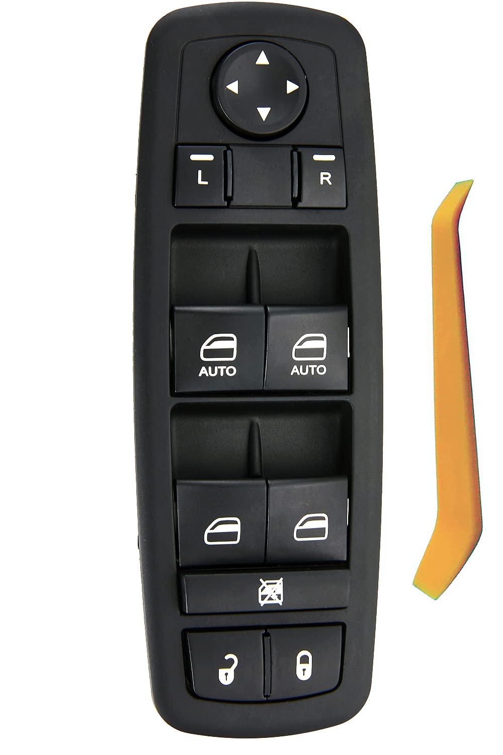 Zaposts 11 Metal Pins.Master Power Window Switch For 2011-2014 Dodge Charger,2011-20 Crysler 300,2015-17 Crysler 200.2016 Dodge Ram 1500,2500,3500,4500,5500.68139805Ab,68139805Ad (Green Light)