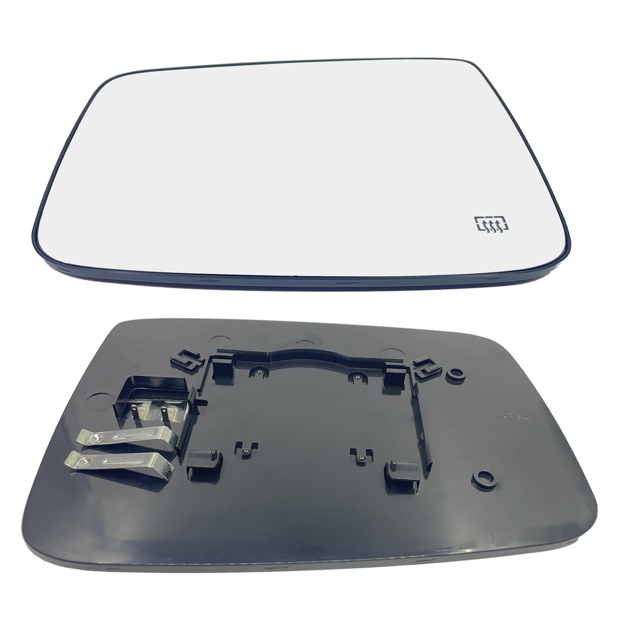 Ram Driver Left Side Heated Mirror Glass Compatible With Dodge Ram 1500 2500 2009-2018 Left Power Heated Convex Mirror Glass 68050299Aa, 68079363Aa