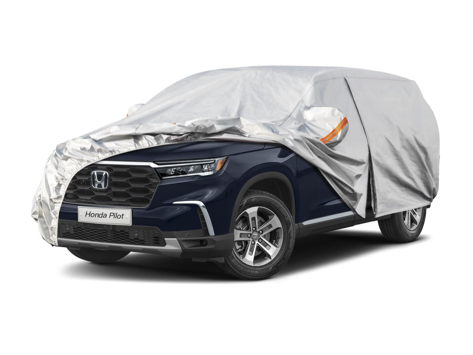 Kayme 6 Layers Suv Car Cover Custom Fit For Honda Pilot (2008-2025) Waterproof All Weather For Automobiles, Outdoor Full Cover R