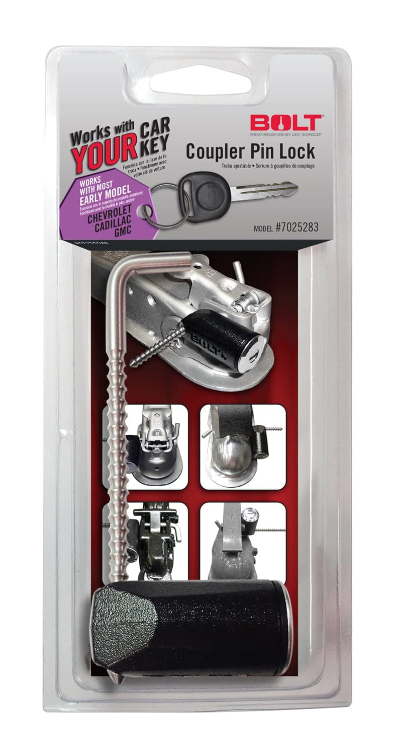 Bolt Lock 7025283 Coupler Pin Lock For Early Model Chevrolet, Gmc, Hummer, Buick, Cadillac, Oldsmobile And Pontiac Keys
