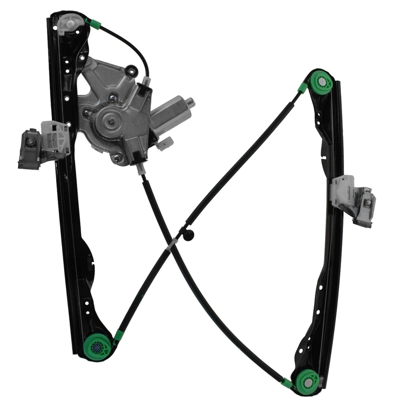 Trq Front Right Power Window Regulator & Motor Assembly Passenger Side Compatible With 2000-2007 Ford Focus Fo1351132