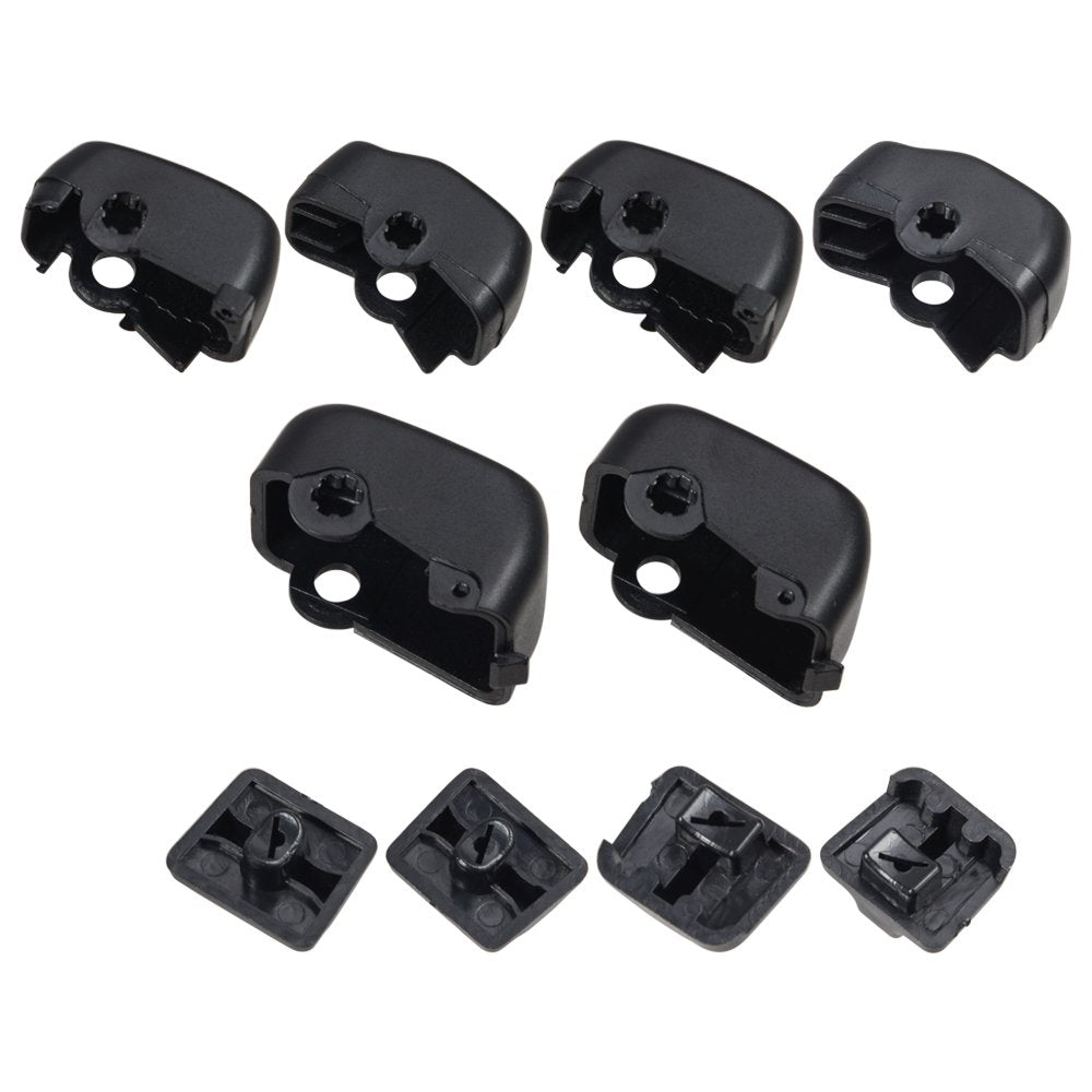 Black Hand Control Switch Housing Caps Compatible For Harley Davidson Electra Street Glide