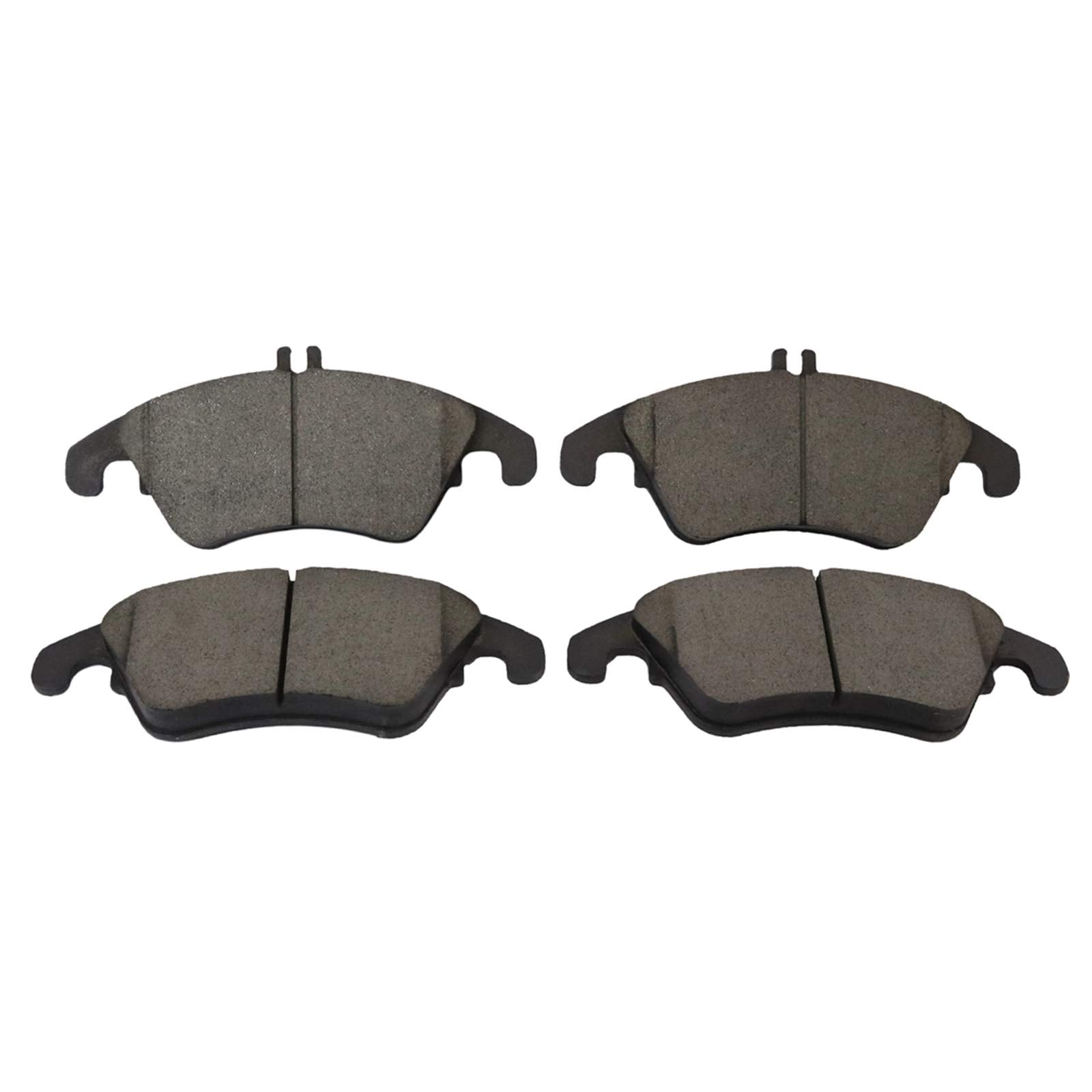 TRQ Front Posi Ceramic Brake Pad Kit Set for Mercedes Benz C250 / C300 / C350 / CLS400 / E250 / E300 / E350 / E400 / E550 / SLK2