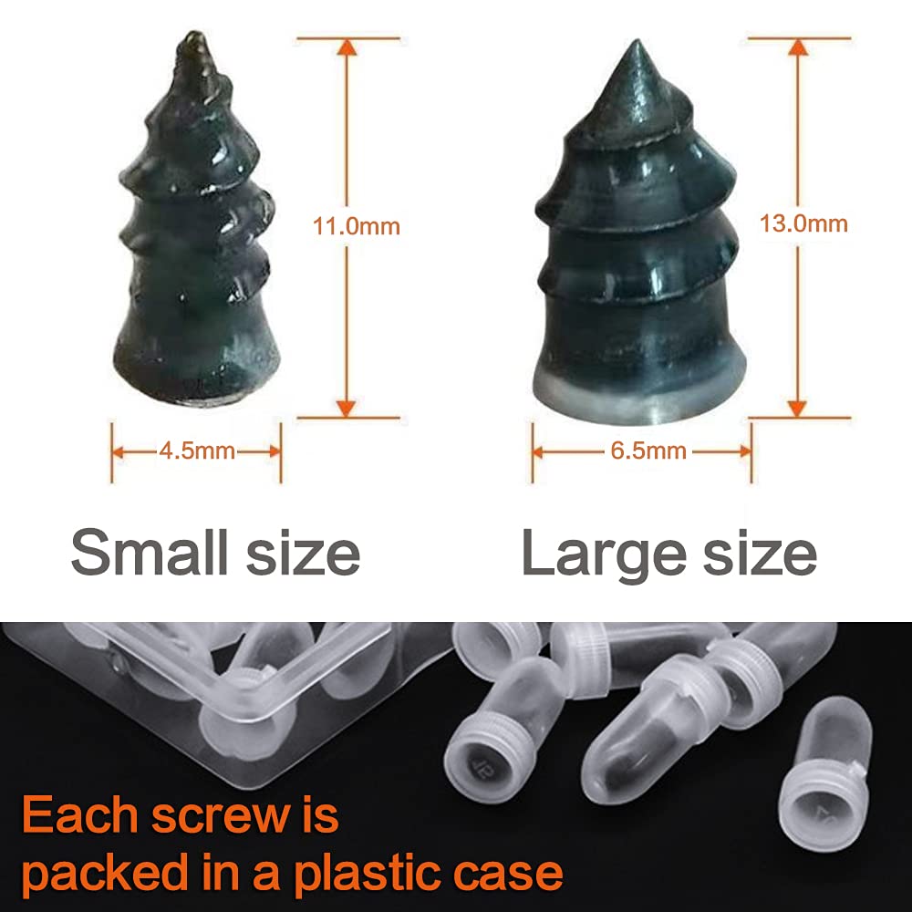 Norshire Tire Repair Nail,Self-Tapping Screw,Tire Repair Kits,Tire Screw Plug,Tire Repair Rubber Nail,Tire Fix,Suitable For Car,