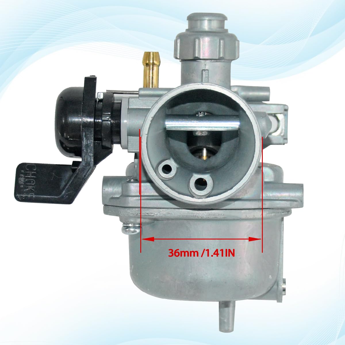 JDLLONG XR70 CRF70 Carburetor for Honda XR70R 1997-2003 for CRF70 XR70 1997-2005 for CRF70F 2004-2012 16100-GCF-672 With Air Fil