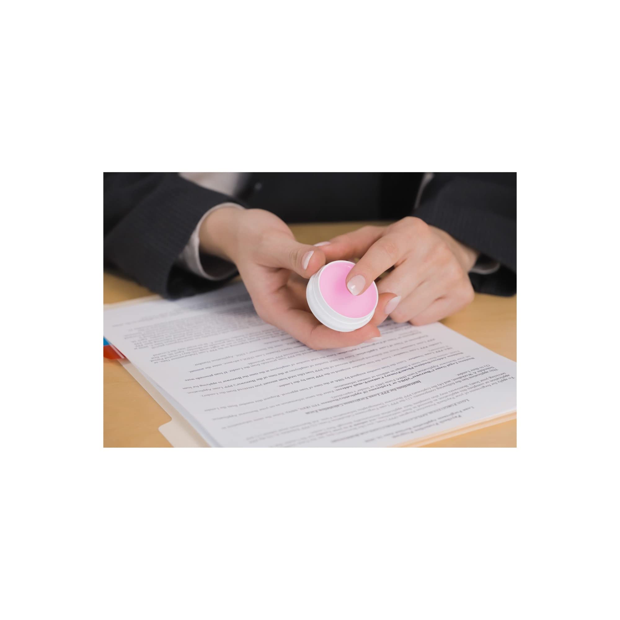 Lee Sortkwik Anti-Bacterial Odorless Non-Toxic Fingertip Moistener With Non-Skid Back, 1-3/4 Oz