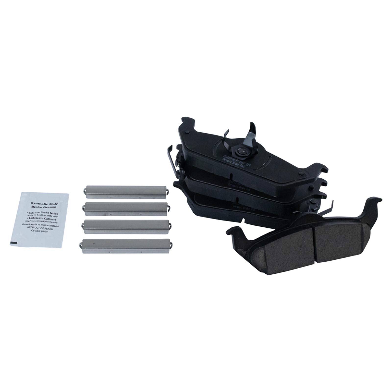 Trq Rear Brake Pad & Rotor Kit Compatible With 2004-2008 Ford F-150