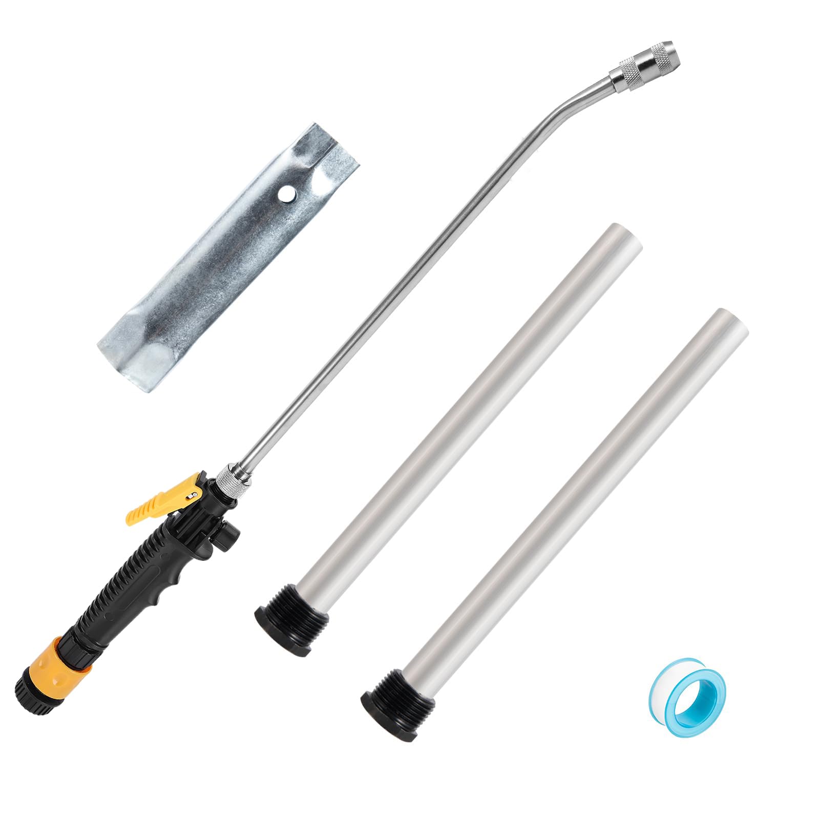 Pamase 5Pcs Rv Water Heater Anode Rod & Flush Wand & Element Socket Set - 9.25 ''L X 3/4 ''Npt Thread Magnesium Rod For Suburban