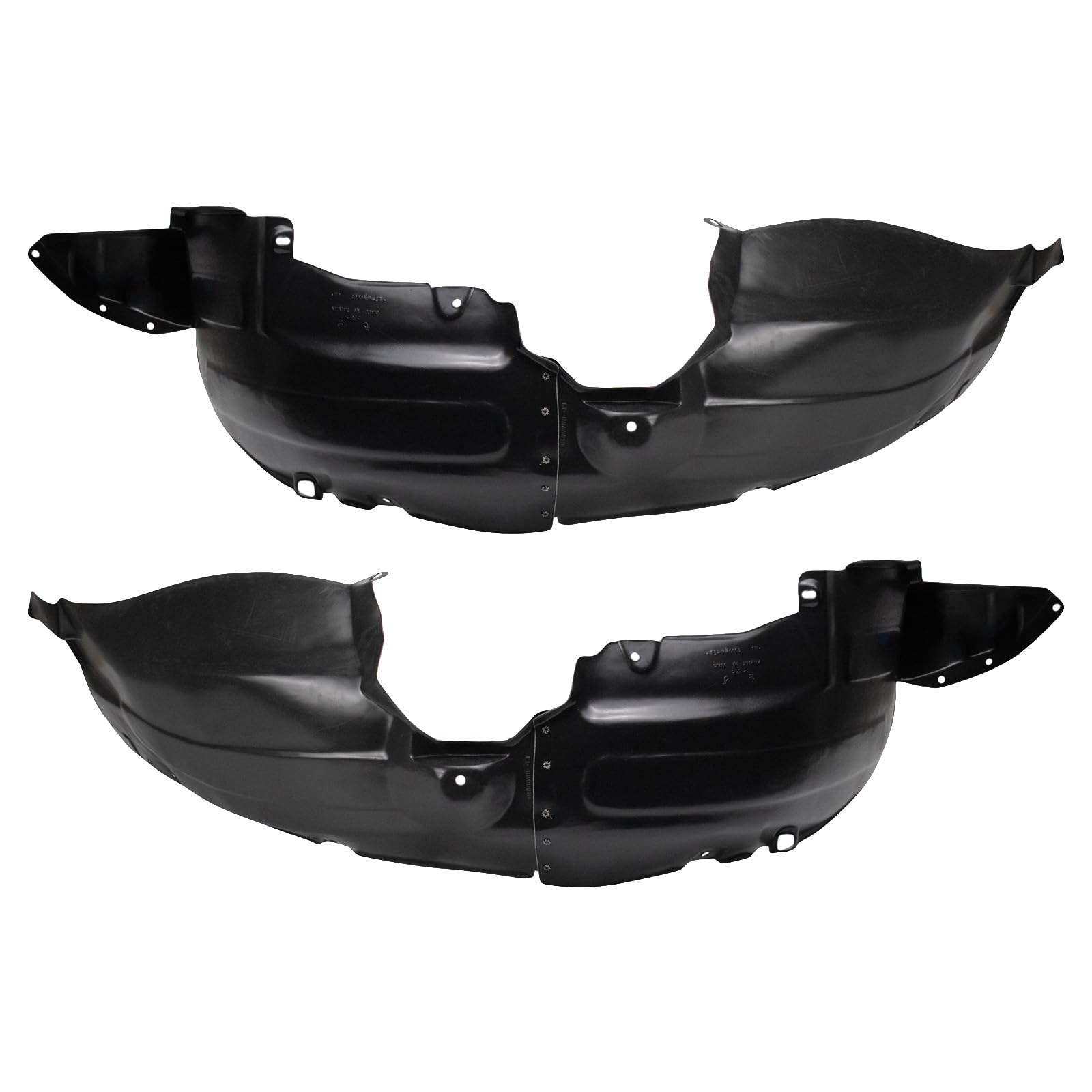 Trq Front Inner Fender Liner Set Compatible With 2007-2008 Hyundai Entourage 2006-2014 Kia Sedona Ki1250115 Ki1251115