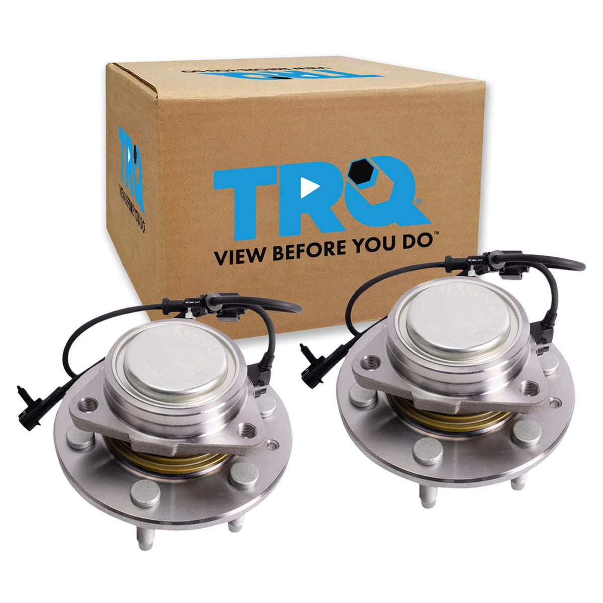 Trq Front Wheel Hub Bearings Fits 2005-2007 Chevrolet Silverado 1500 Gmc Sierra