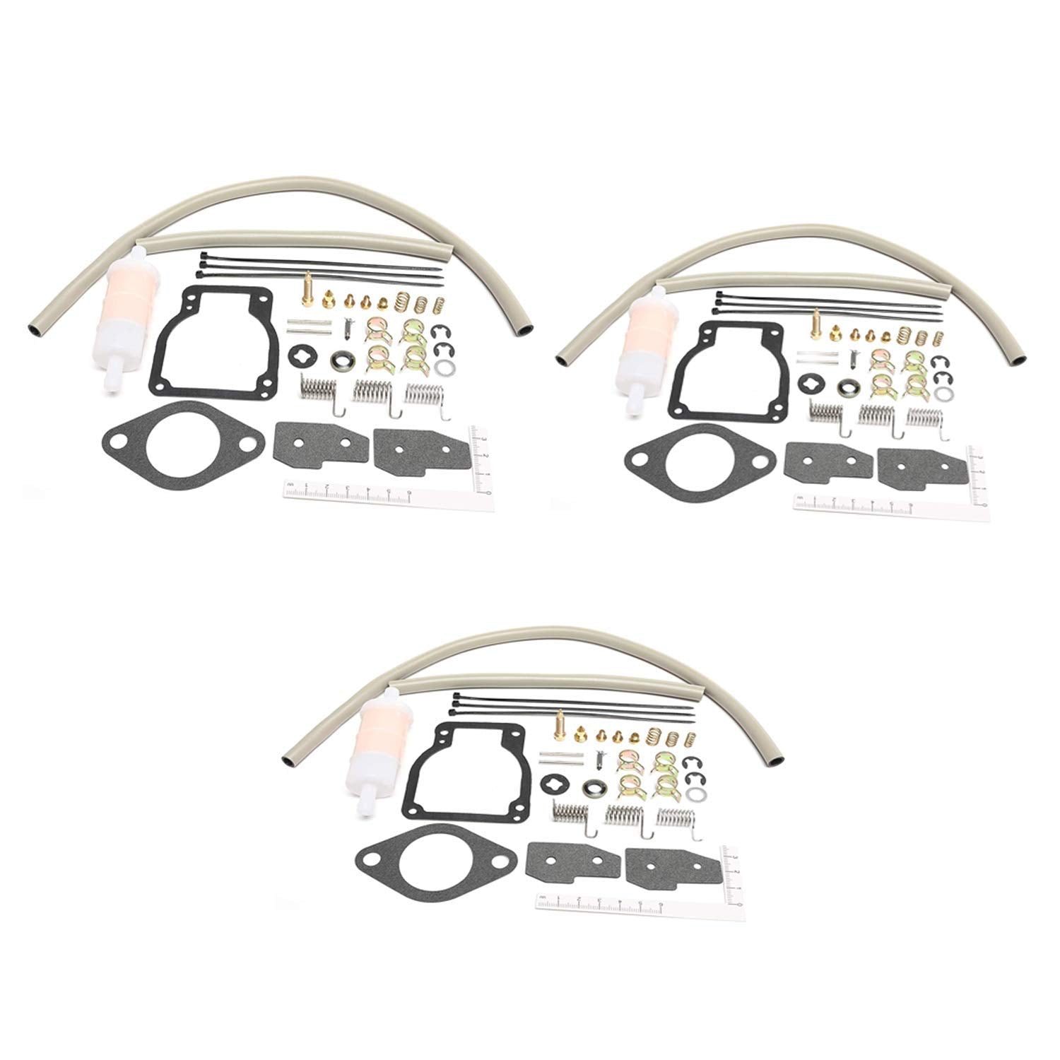 Ifjf 18-7750-1 Carburetor Rebuild Kit Replacement For Mercury Mariner Outboard Motor Replaces 1395-8236354(Pack Of 3)
