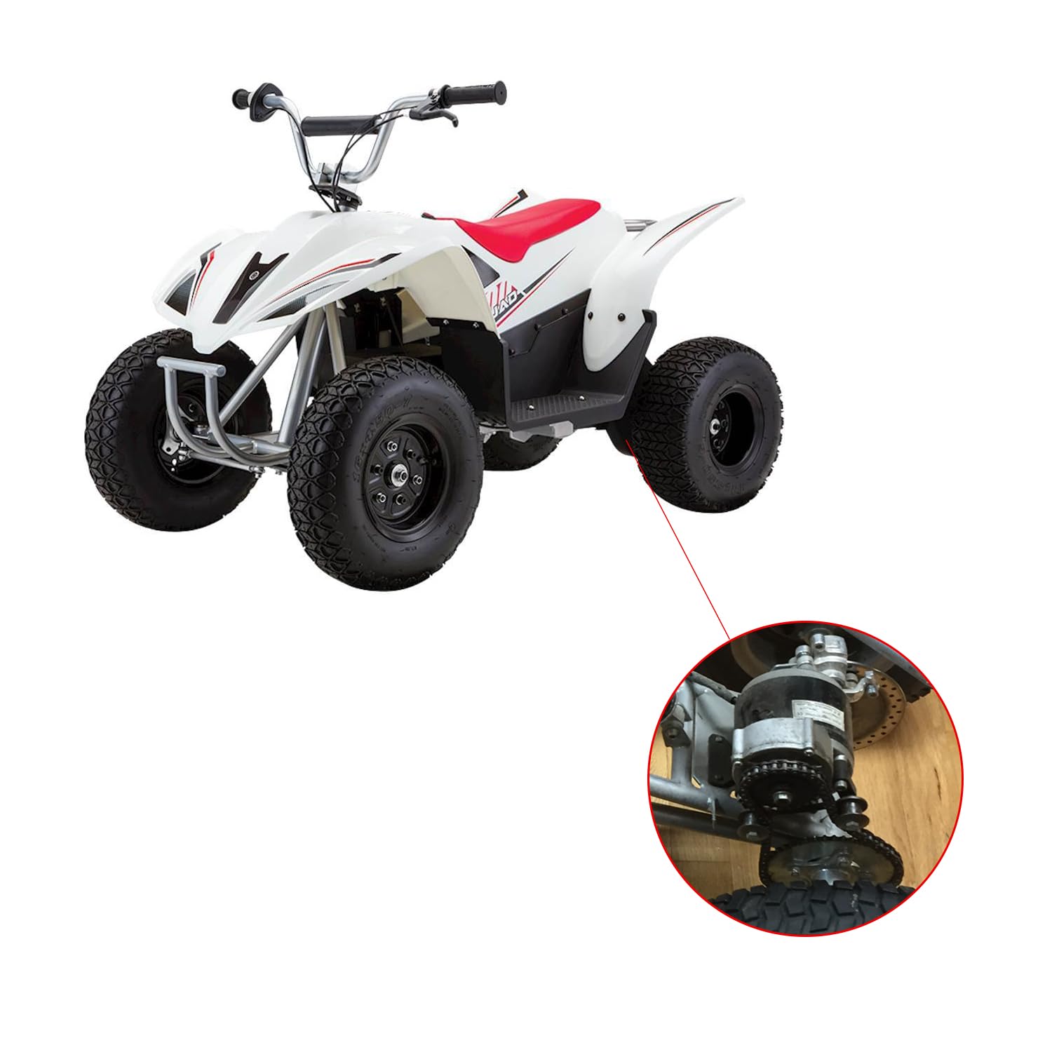 KAMIER T8F 8mm Chain 74 Links Heavy Duty for Razor Electric Dirt Quad 500 4 Wheeler 43cc 47cc 49cc 50cc 2-Stroke ATV Mini Choppe