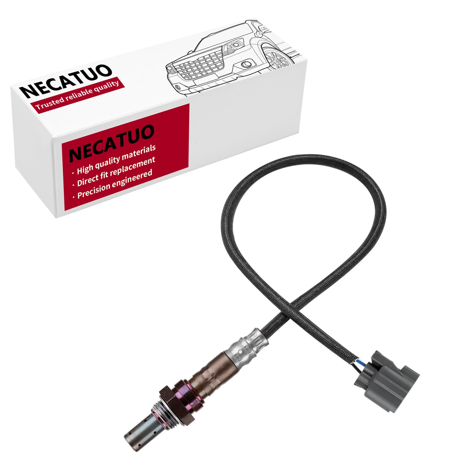 Necatuo 234-9015 Upstream O2 Oxygen Sensor Heated Air Fuel Ratio Compatible With 2003 2004 Forester Impreza Outback 2003-2006 Ba