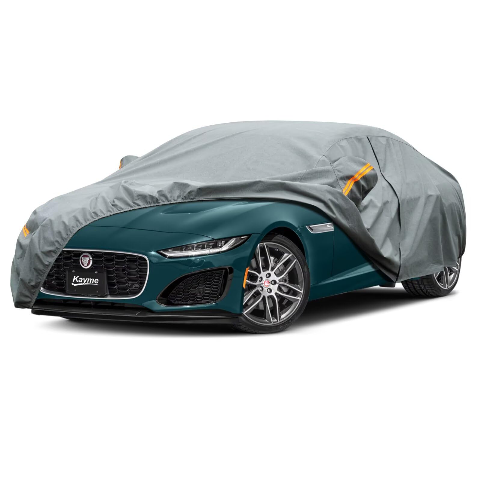 Kayme Heavy Duty Car Cover Custom Fit Chevrolet Malibu El Camino Waterproof All Weather For Automobiles, Full Exterior Covers Su