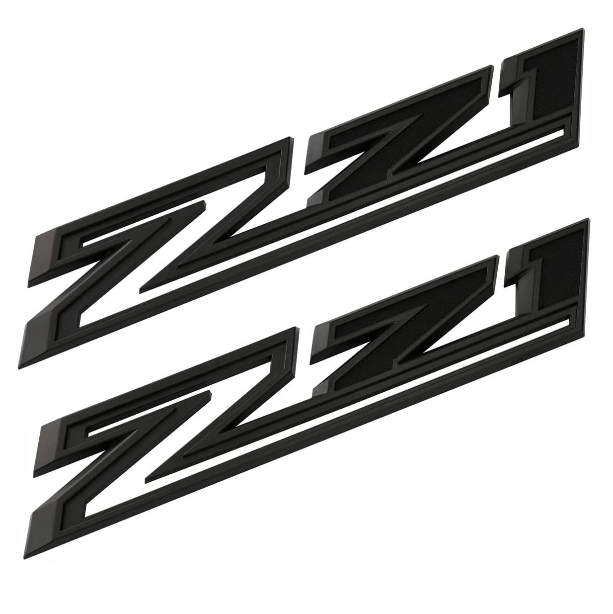 2Pack 2019-2024 Oem Z71 Emblems Side Decals Badges Compatible With Silverado Z71 Parts 84632695 (All Black)