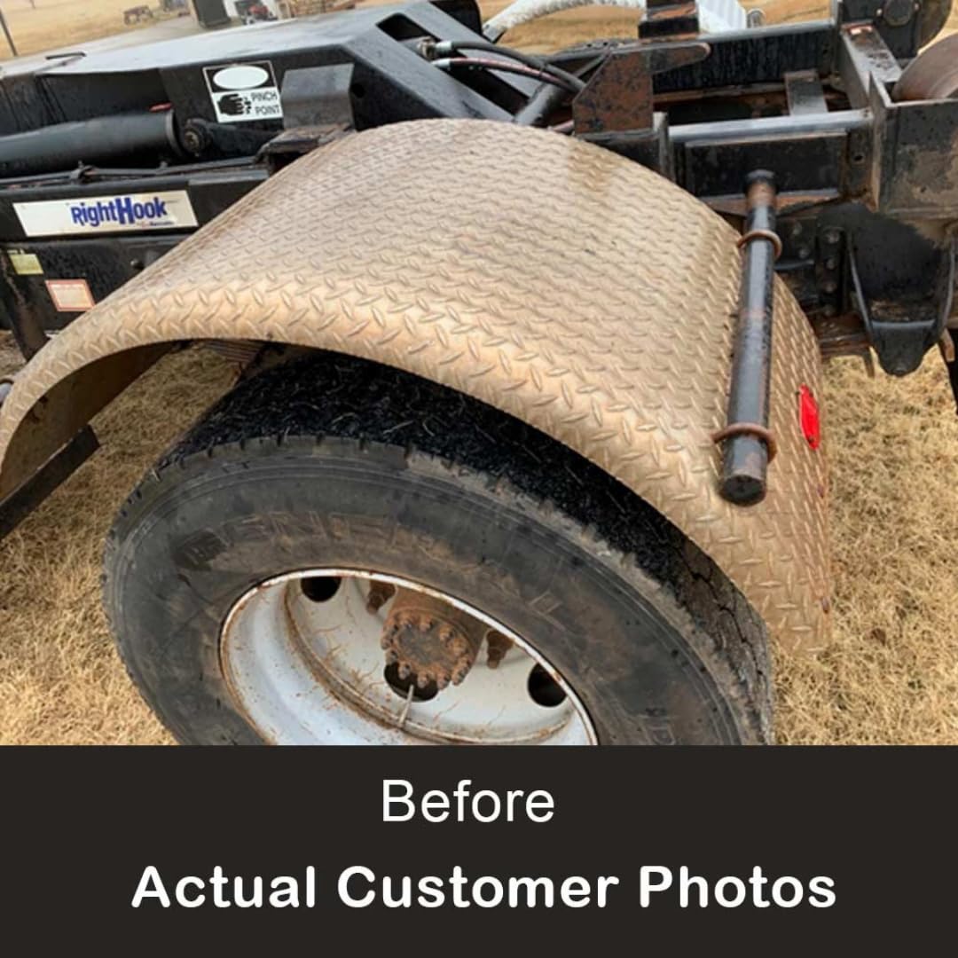 Quality Chemical Aluminum Brightener & Restorer - Aluminum Wheel And Pontoon Cleaner - Rim Cleaner 128 Oz (Pack Of 2)