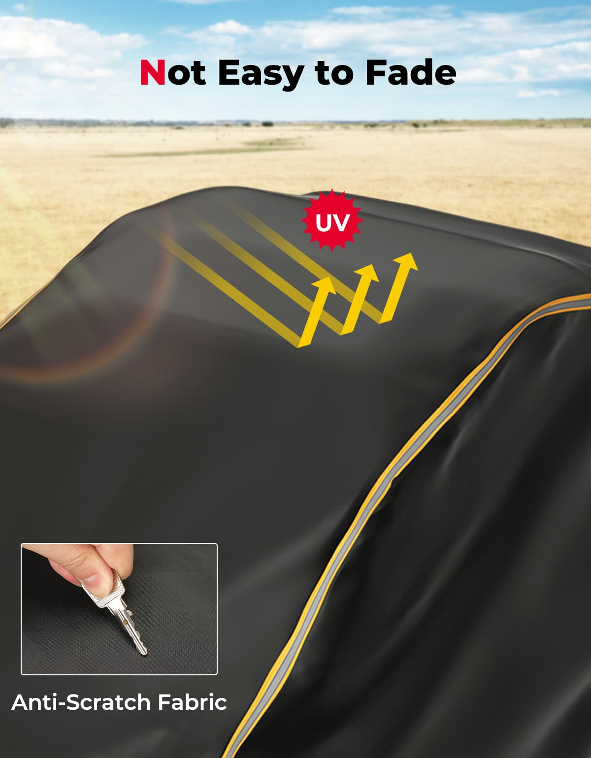 Kemimoto X3 Max Cover 4 Seater, Waterproof Oxford Cloth Long Lasting Keep Clean Cab Enclosure Utv Cover, 177''  73''  63'' Large