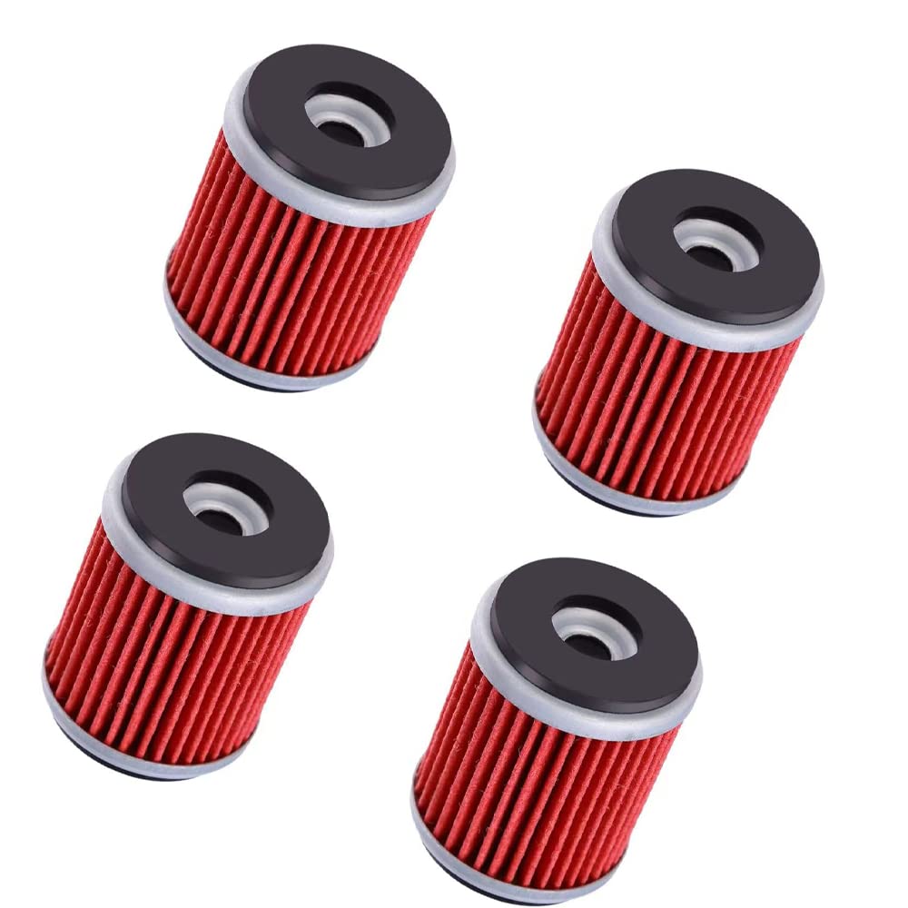 6-Pack Oil Filter Oil Filters Replacement Fit For Yamaha Yz250 Xt250 Ybr250 Yfz450 Yfz450R Yfz450W Yfz450X Yfz459R Yz250F Yz450F