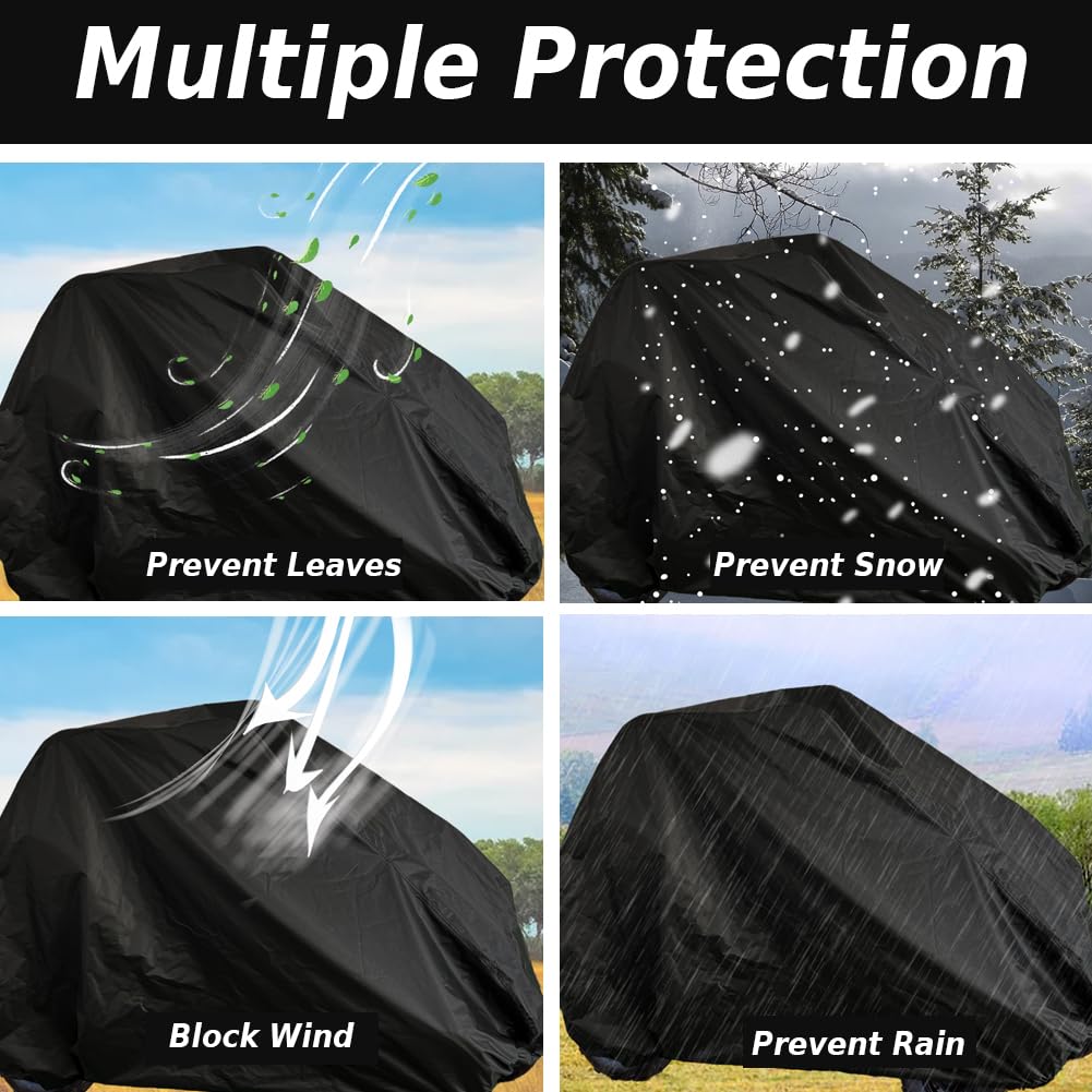 YONQIFON Go Kart Cover,2 Seater Coleman KT196 Go Kart Cover Waterproof Large Go Cart Car Cover,Gokart Accessories for Baja Trail