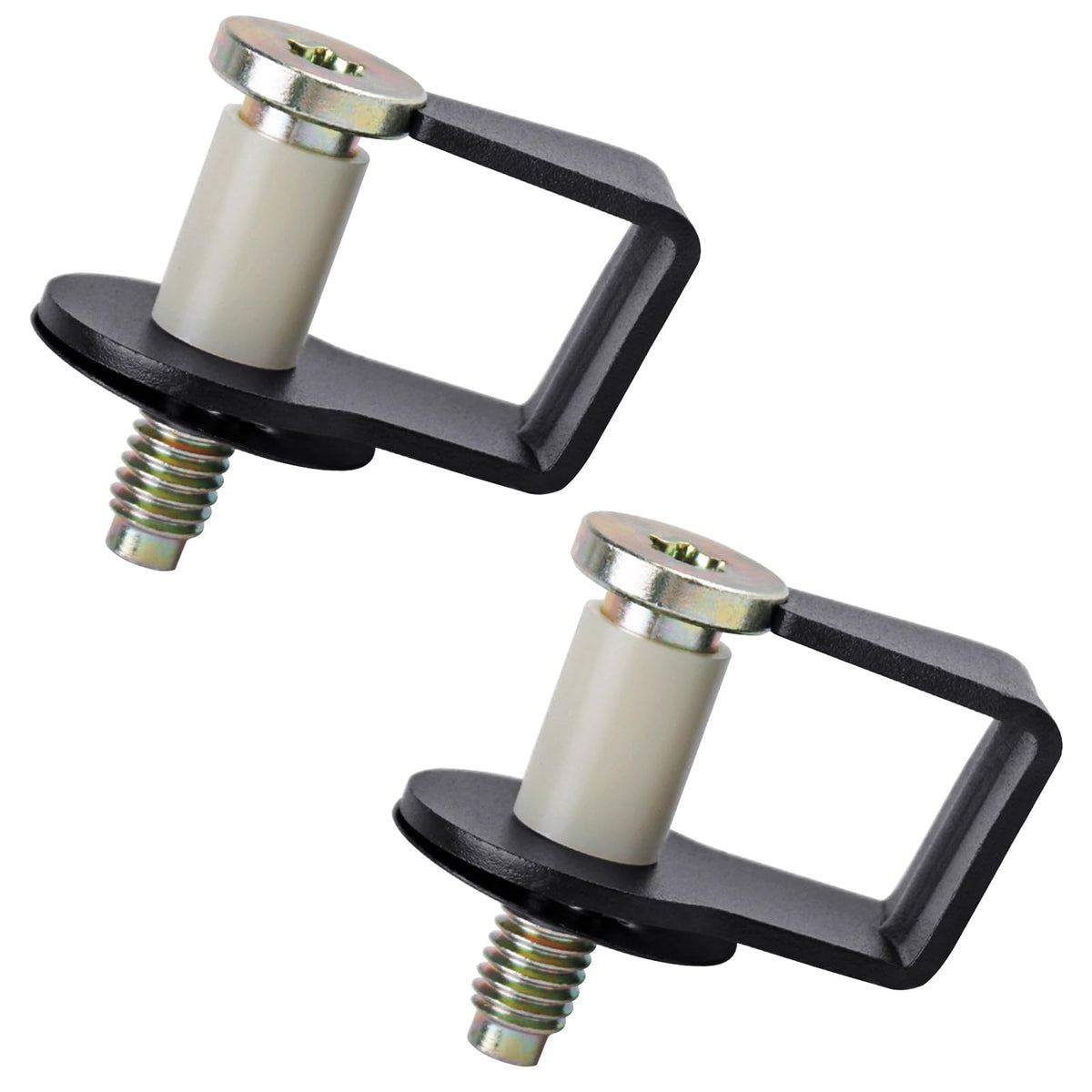 Unigt 2 Pack Door Striker Bolts Set Includes Bushing Compatible With 1980-1997 Ford / 1987-89 Lincoln / 1981-90 Mercury Door Latch Lock Striker Bolts Replace E9Az5422008A / 38448