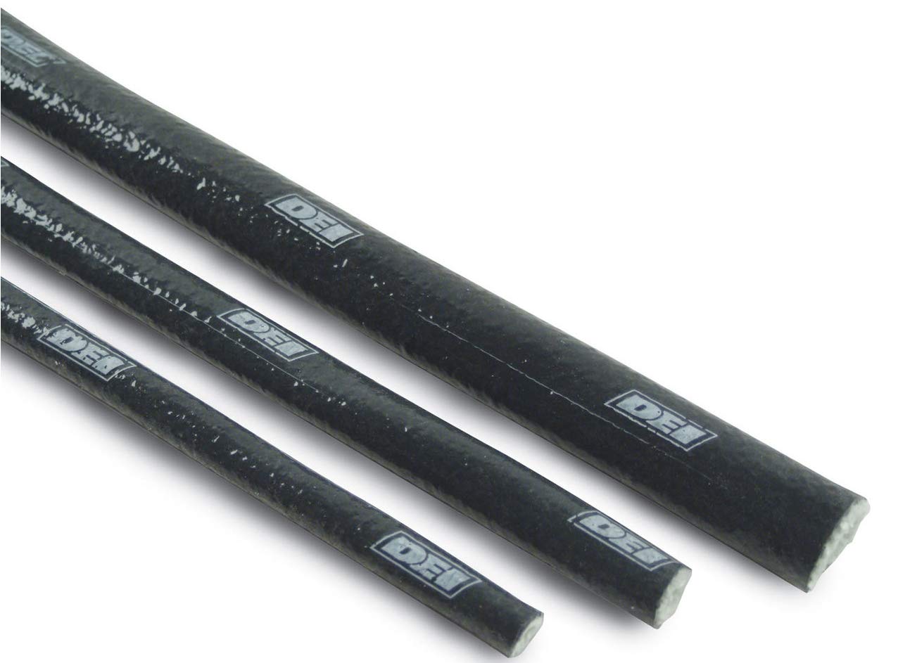 Design Engineering 010472 Fire Sleeve And Tape Kit 5/8 I.D. X 3Ft Heat Protection For Wires, Hoses, Etc.