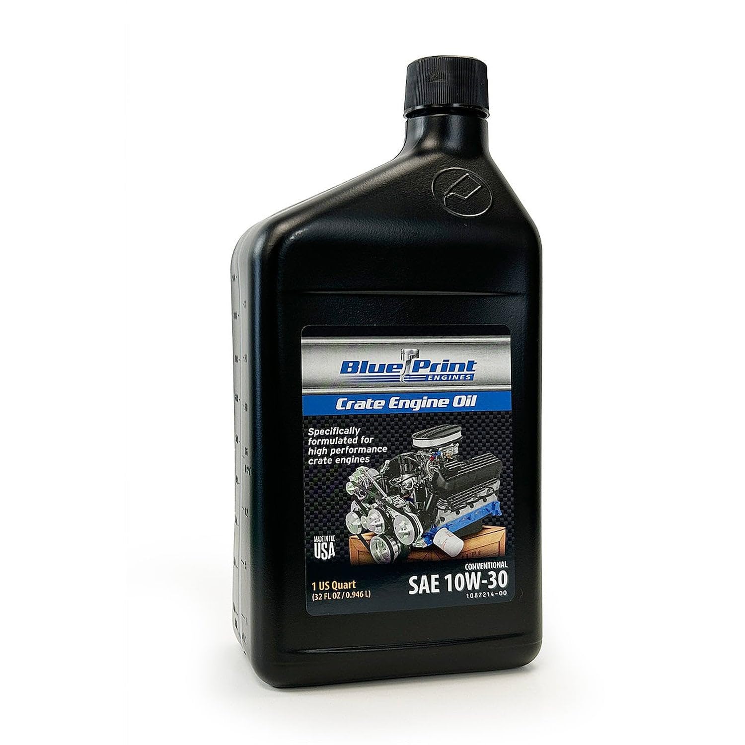 Blueprint Engines BPP10W30 Crate Engine Service Oil 10W-30 Weight 1600 ppm Zinc