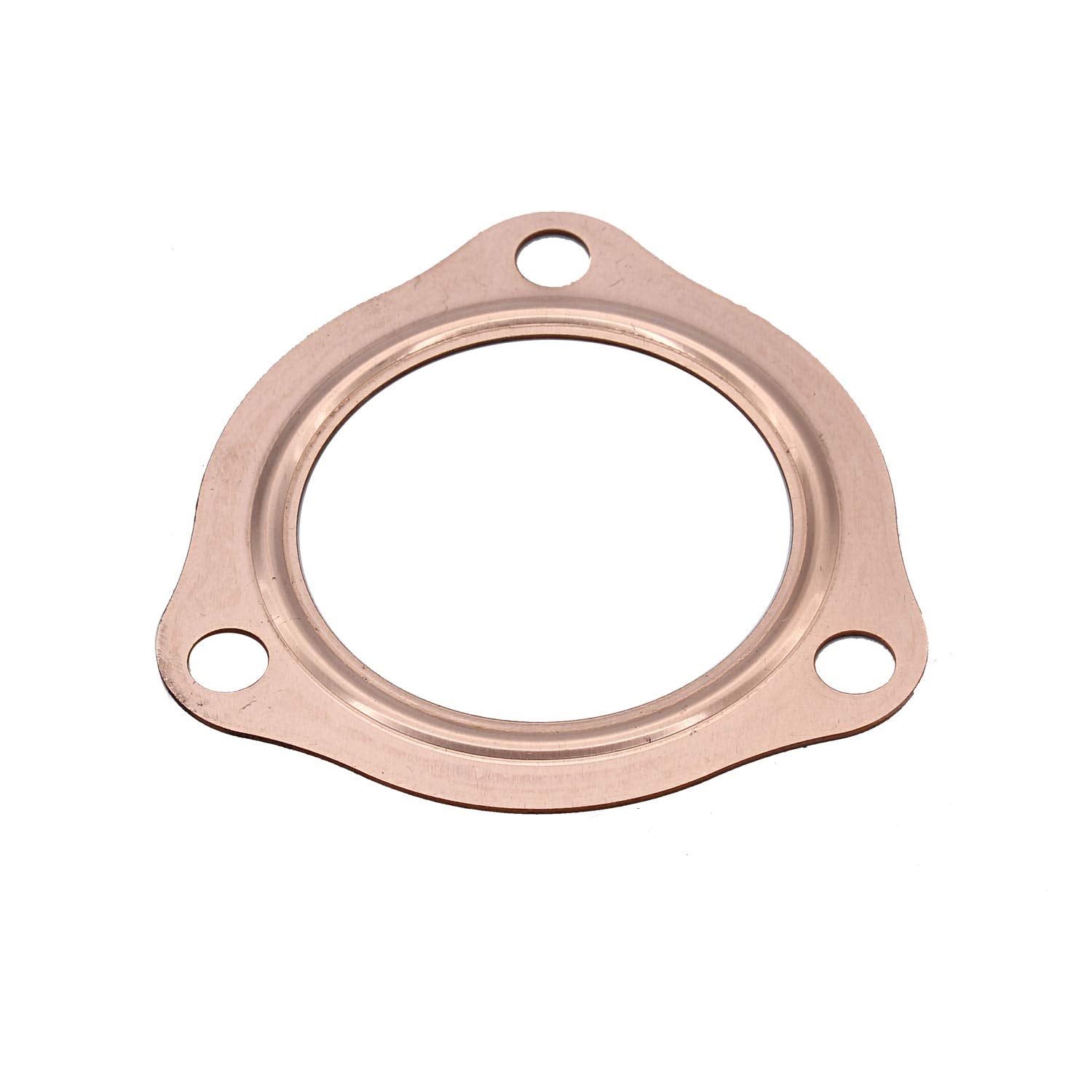 Takpart 2 1/2' Copper Header Exhaust Collector Gaskets 2.5 Inch Exhaust Gaskets Compatible For Sbc Bbc 302 350 454