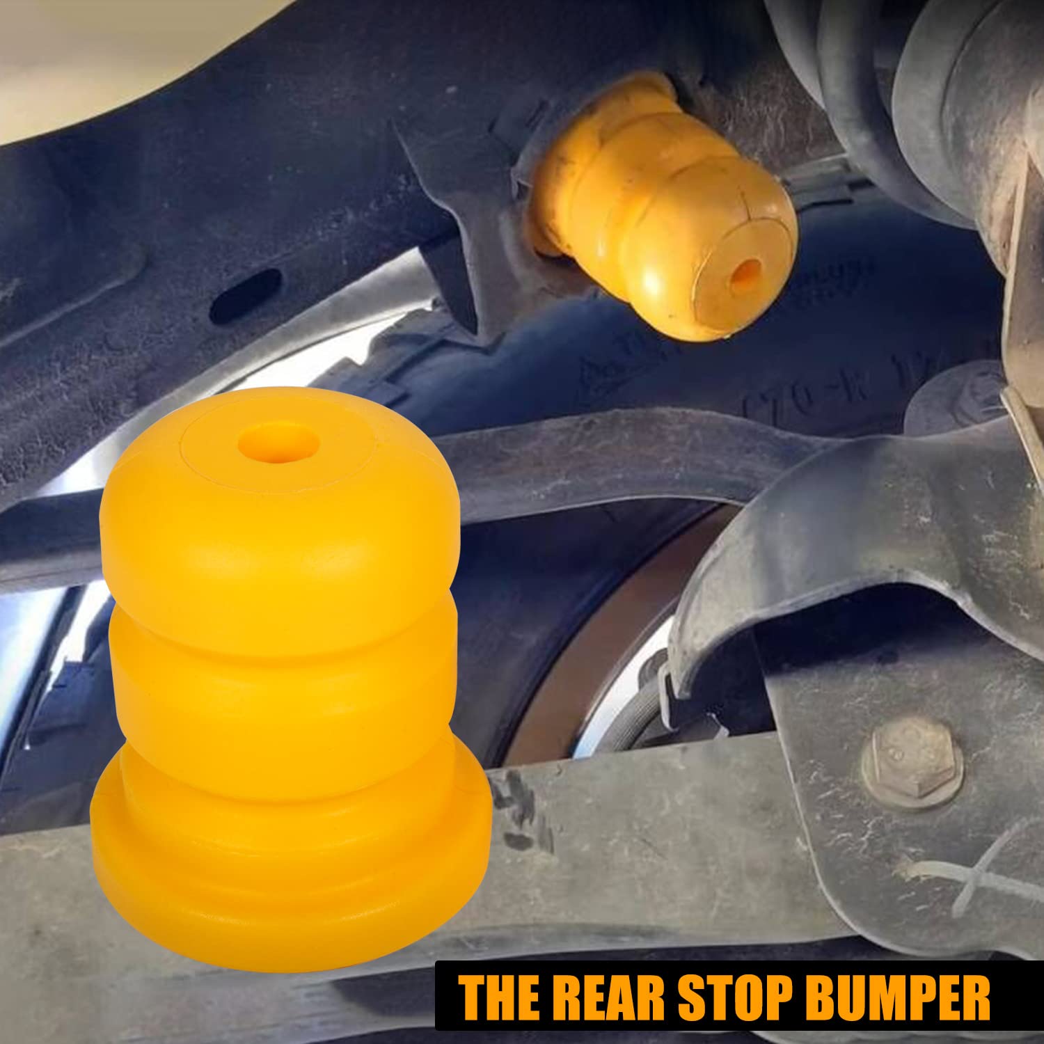 Two Control Arm Bumpers And Two Control Rear Axle Bumpers Replace 15153958 905-208 15039397 Compatible With Chevy Suburban Avalanche Gmc Yukon (Arm Bumpers And Axle Bumpers)