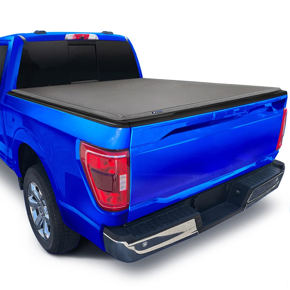 Tyger Auto T3 Soft Tri-fold Truck Bed Tonneau Cover Compatible with 1999-2016 Ford F-250 F-350 Super Duty | Fleetside 8' (98'') 