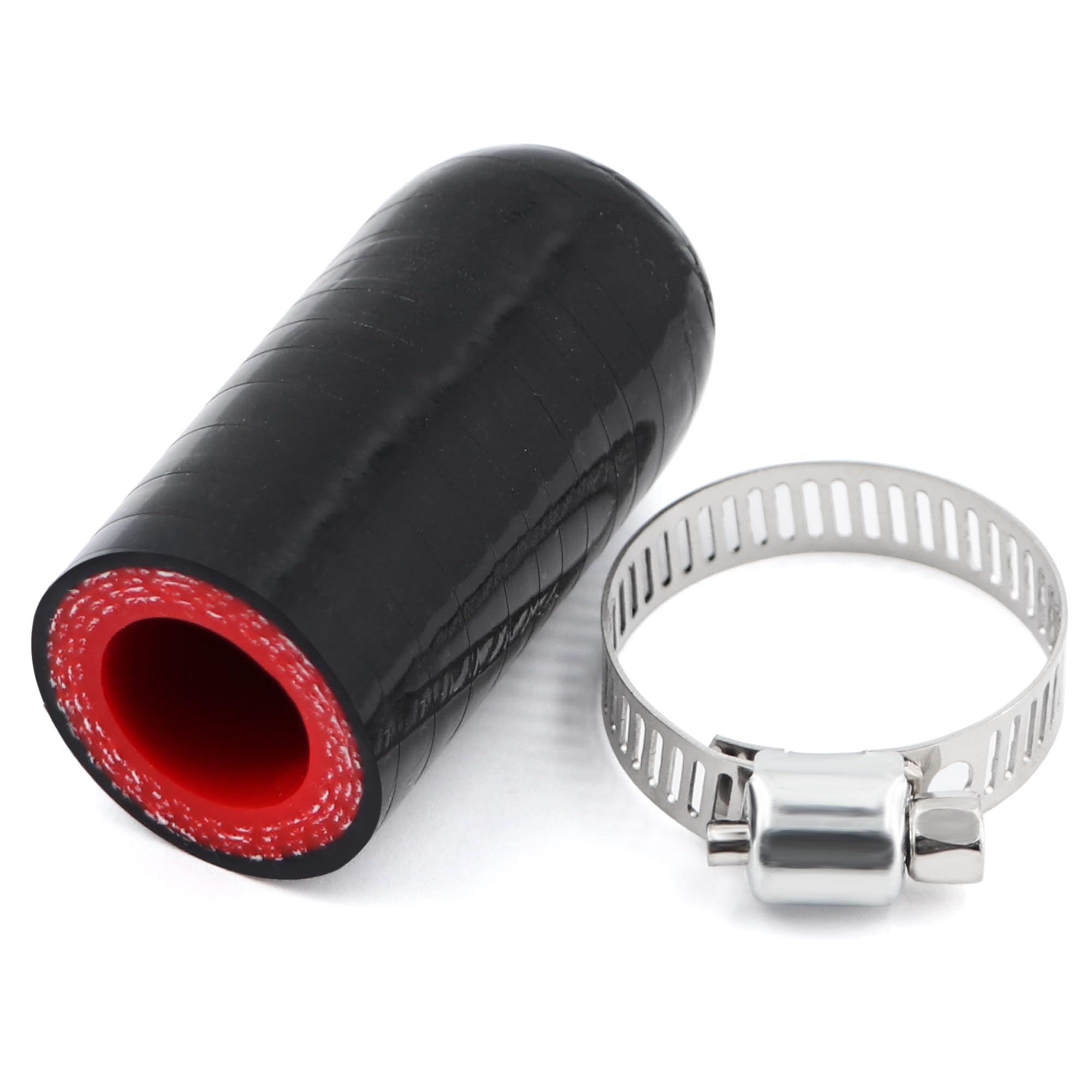 High Temperature 4-Ply Reinforced Silicone Hose Cap ID 5/8 Inch(16mm) Hose End Plug For Turbo Bypass Valve/Vacuum/Fix Leak/Throt