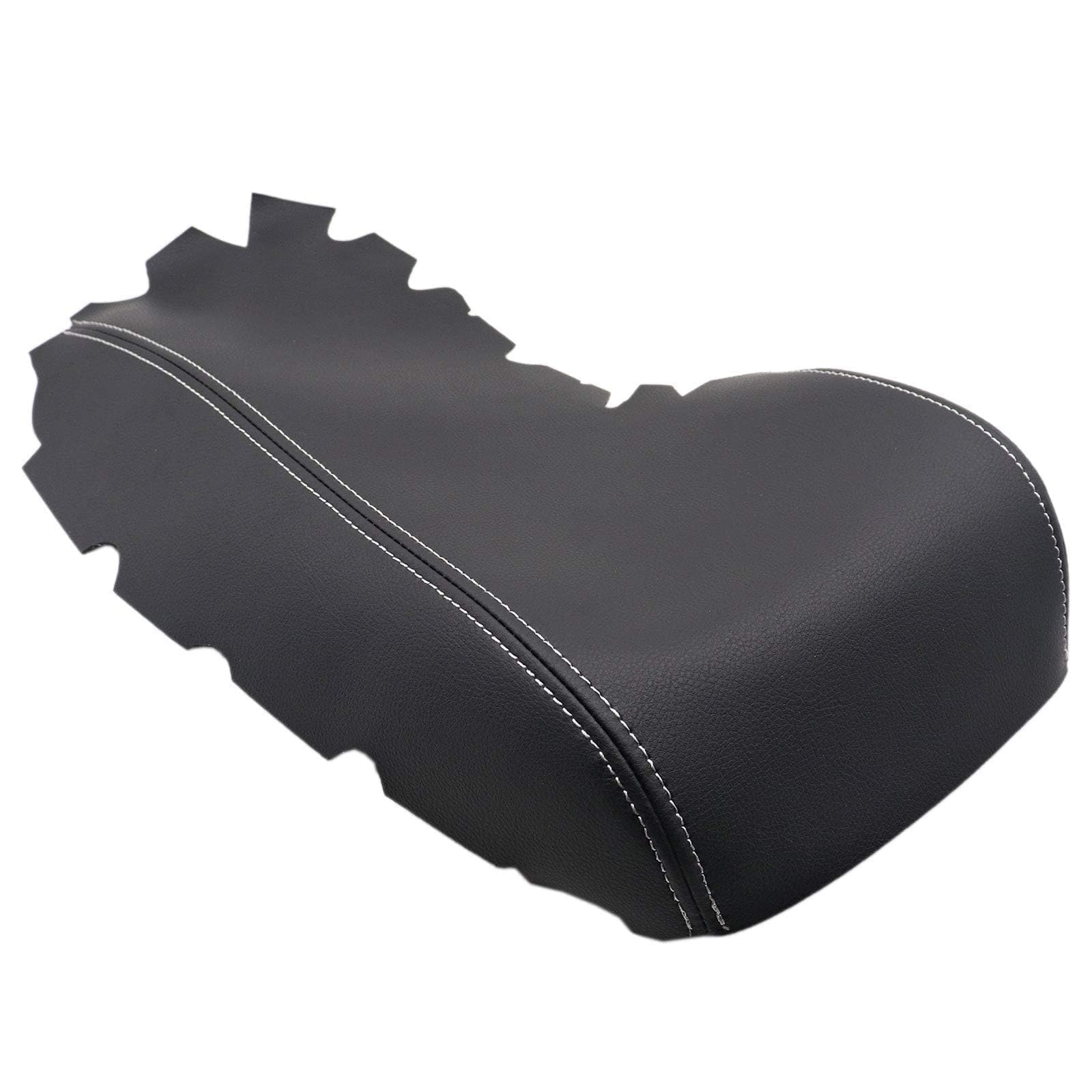 Secosautoparts Leather Center Console Lid Armrest Cover Compatible With Lexus Is250 Is300 Is350 2014 2015 2016 2017 Black Leathe