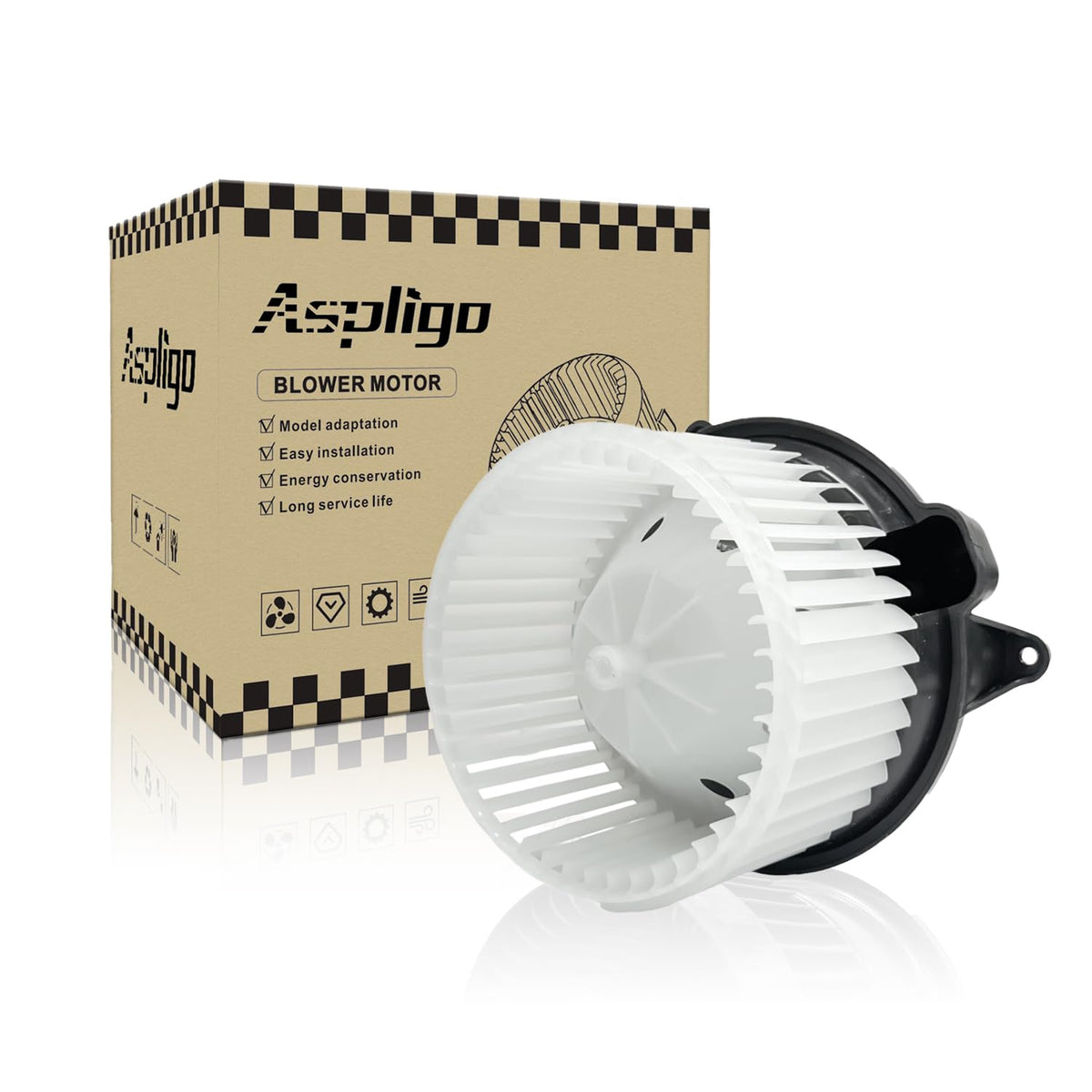 Aspligo 700101 Rear Ac Heater Blower Motor Fan Fit For Cadillac Escalade Ext For Chevy Avalanche 1500 2500 Silverado 1500 2500 3
