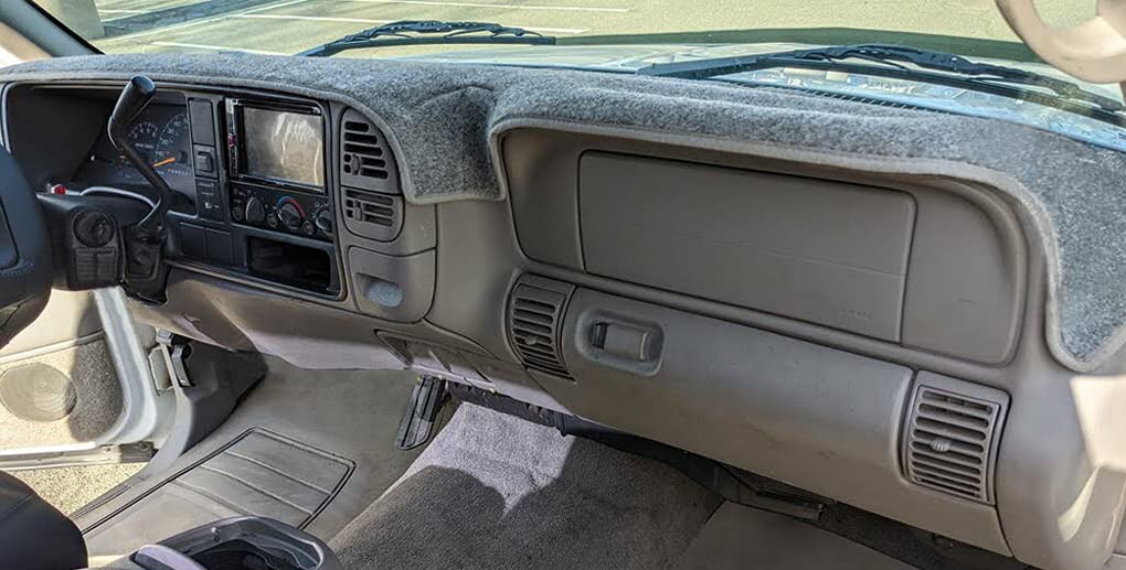 Dash Cover Mat Custom for 1997-2000 Chevrolet Silverado/GMC Sierra C1500 C2500 C3500 K1500 K2500 K3500,1997-1999 GMC Yukon/Chevy