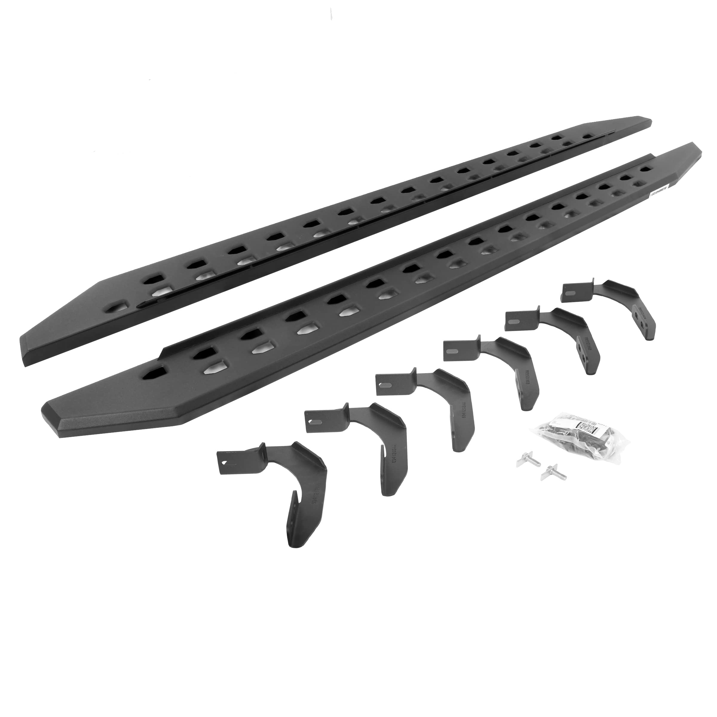 Go Rhino 69415087Spc Rb20 Slim Line Running Boards With Mounting Brackets Kit For 04-14 F-150 (Crew Cab Pickup)